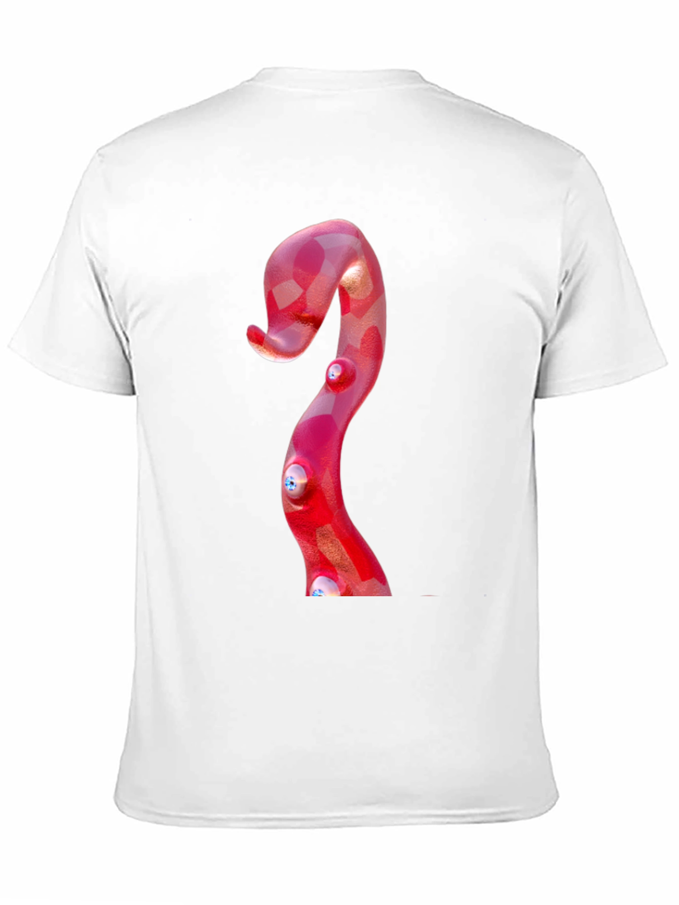 Red Tentacle T-Shirt - Quirky Graphic Tee