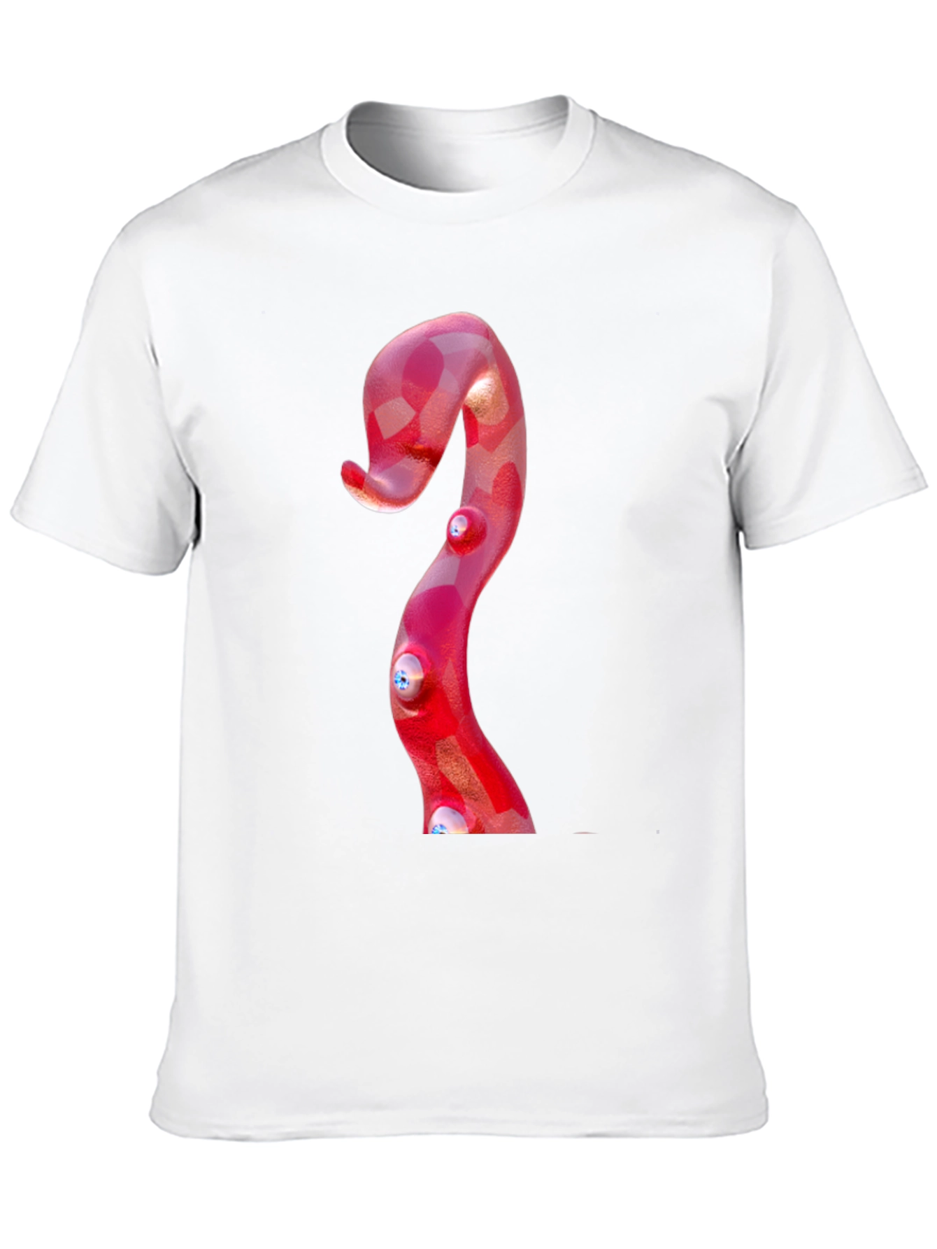 Red Tentacle T-Shirt - Quirky Graphic Tee