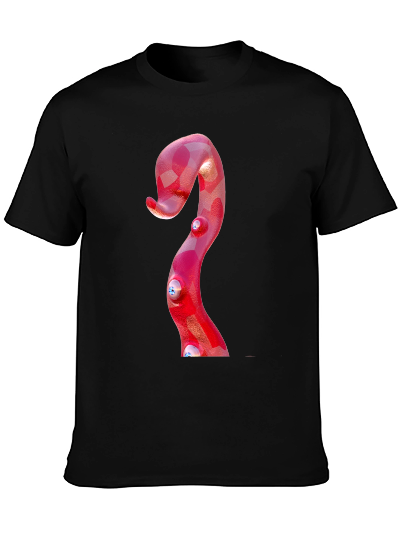 Red Tentacle T-Shirt - Quirky Graphic Tee