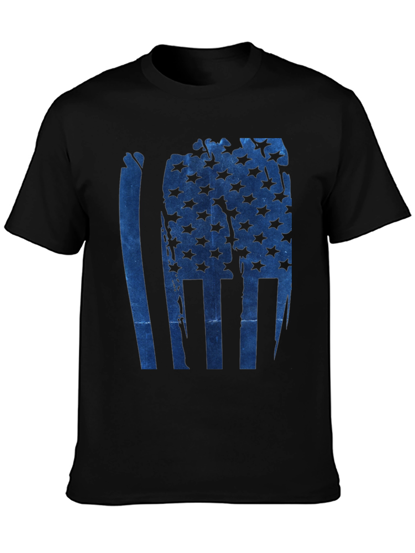 American Flag Graphic Print Mens T-Shirt