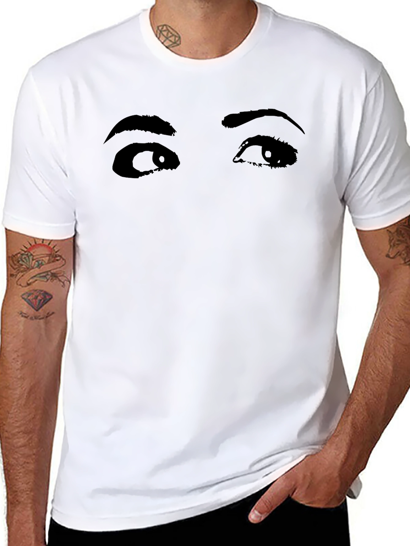 Intriguing Eyes Graphic T-Shirt