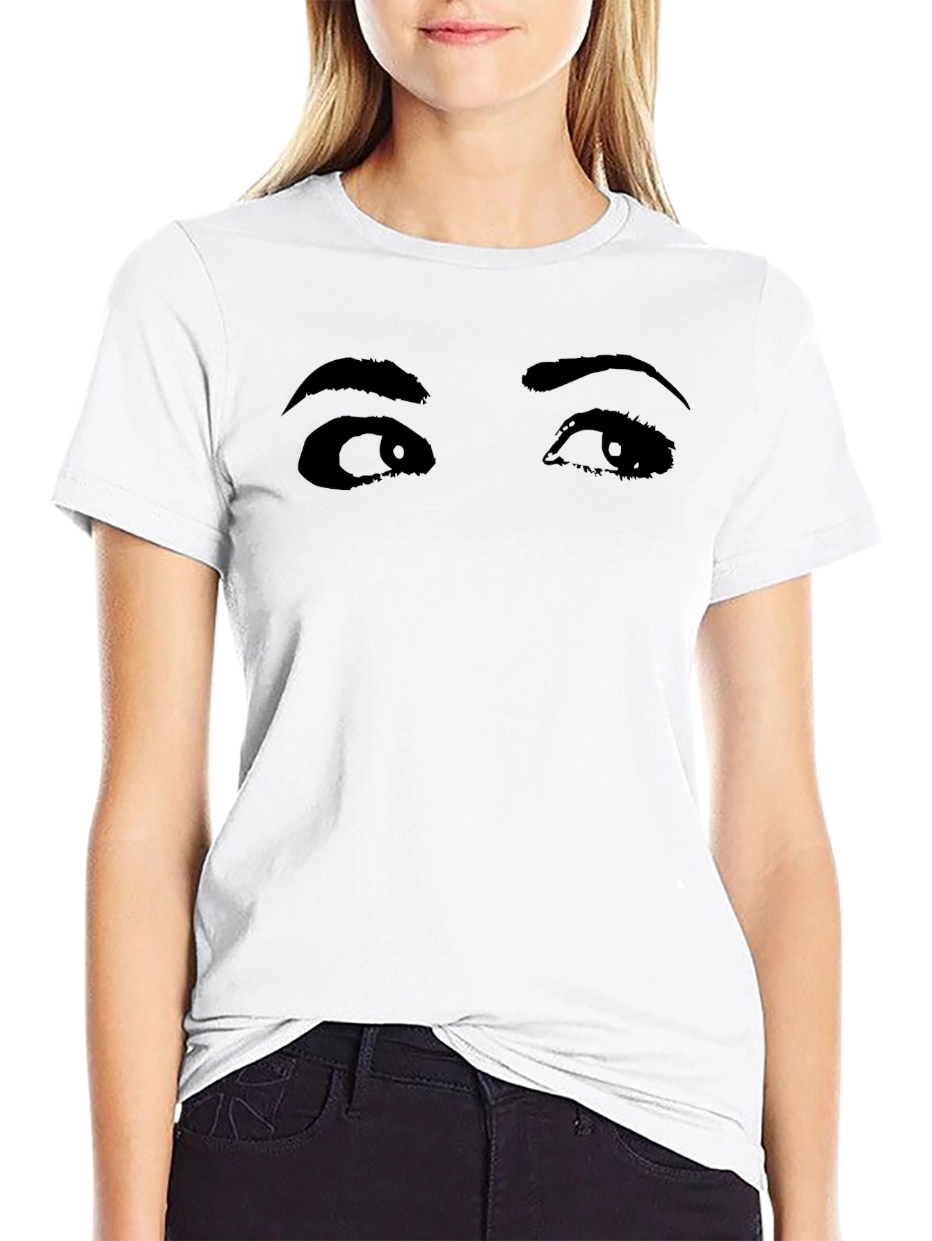 Intriguing Eyes Graphic T-Shirt