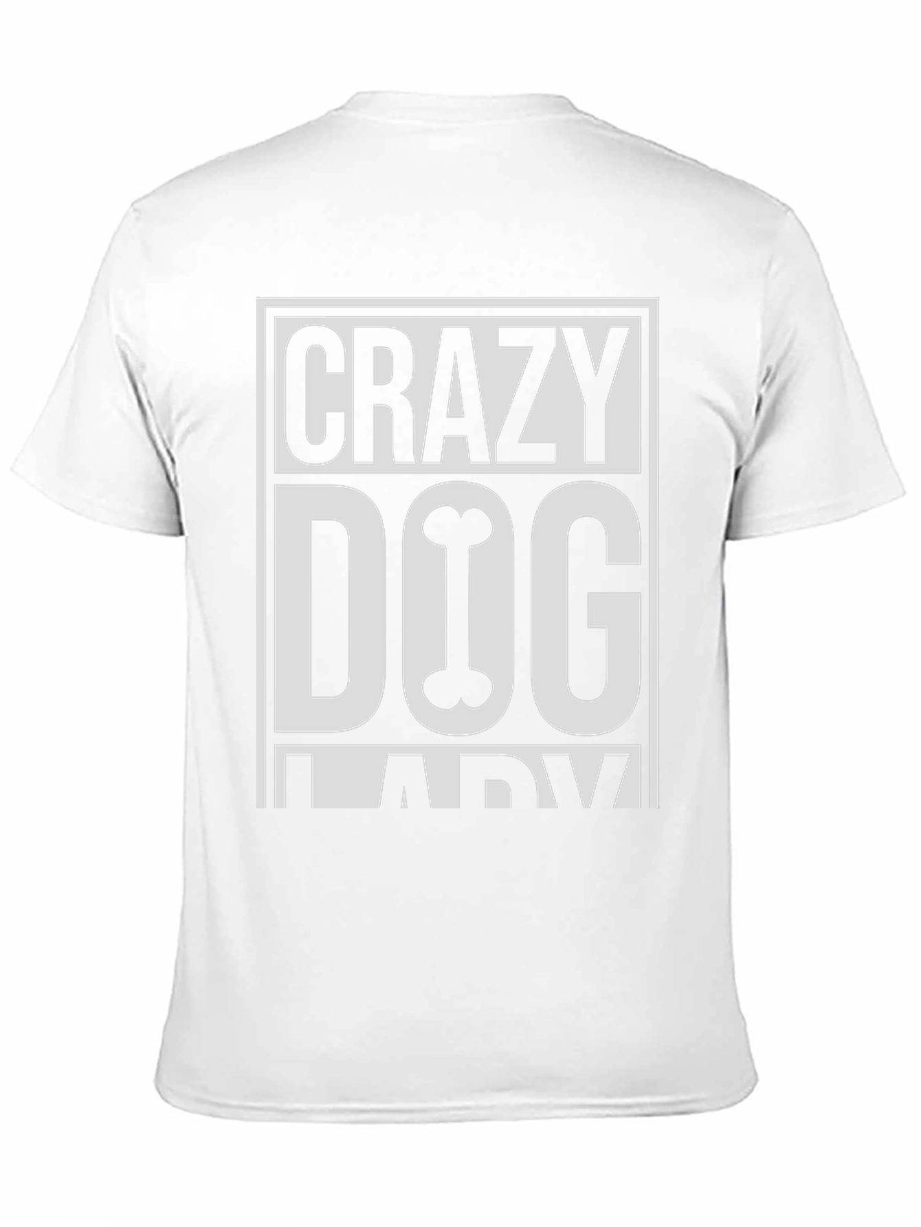 Crazy Dog Lady Black T-Shirt
