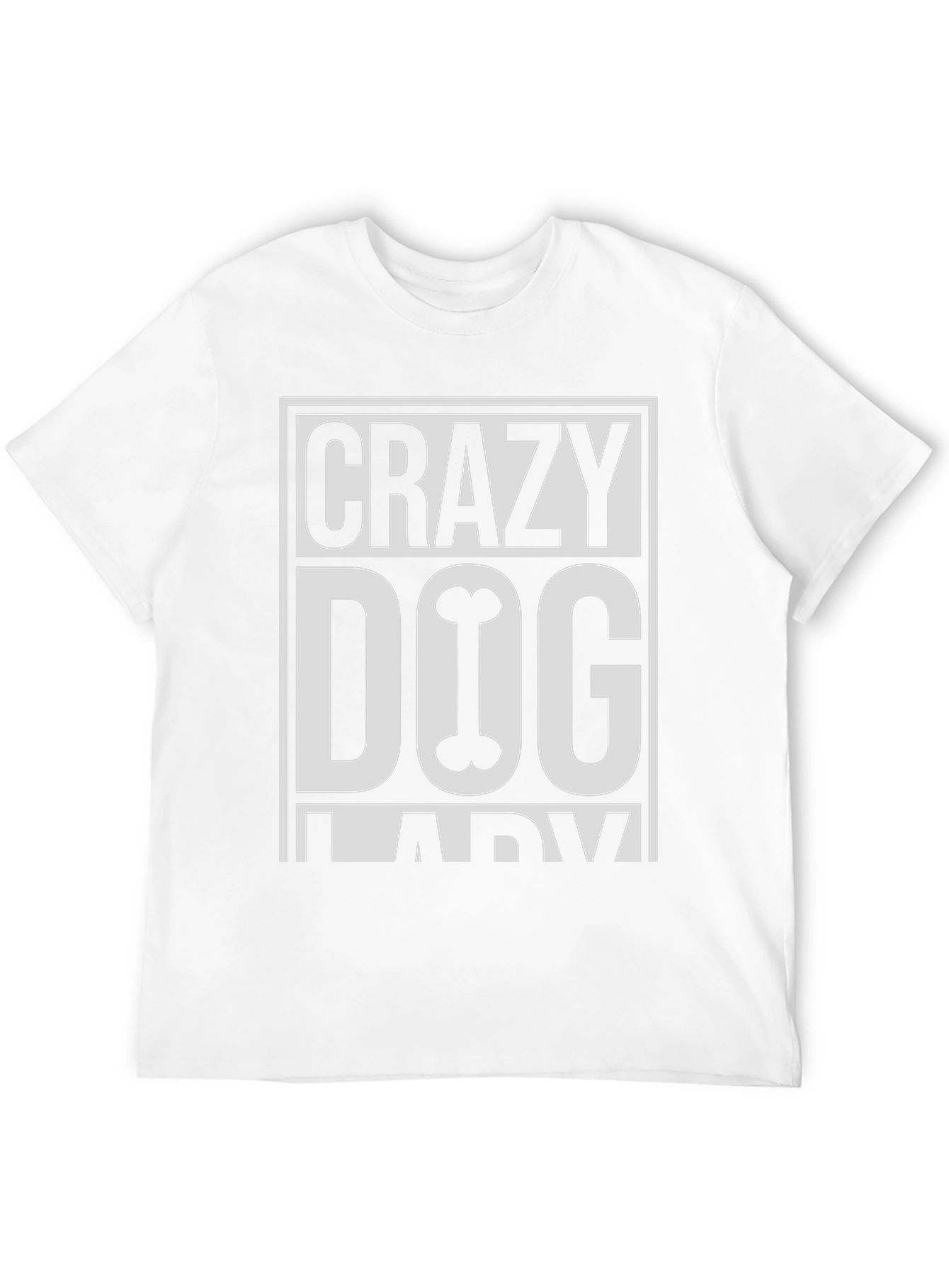 Crazy Dog Lady Black T-Shirt