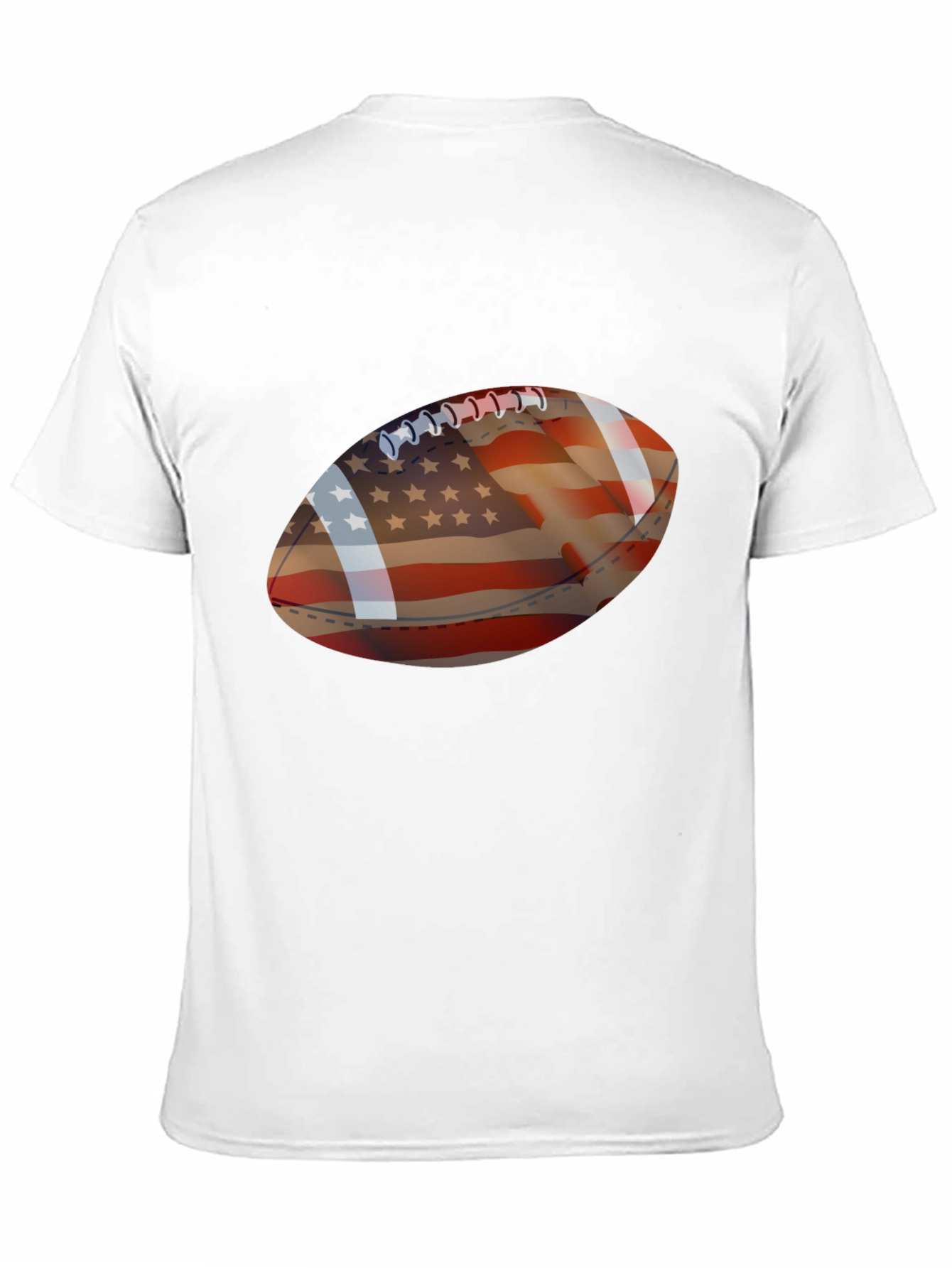 American Flag Football Graphic T-Shirt
