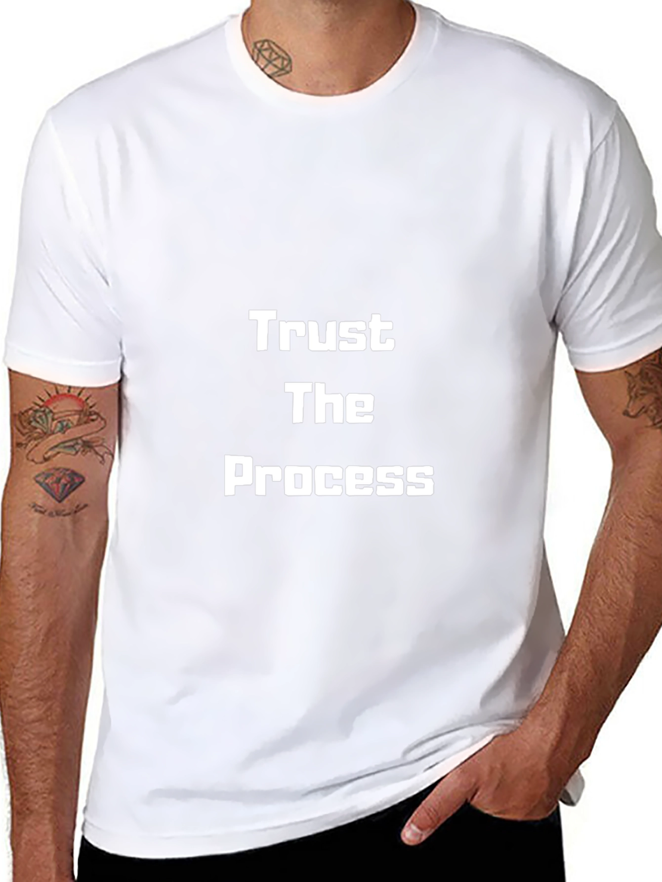 Trust The Process Black T-Shirt