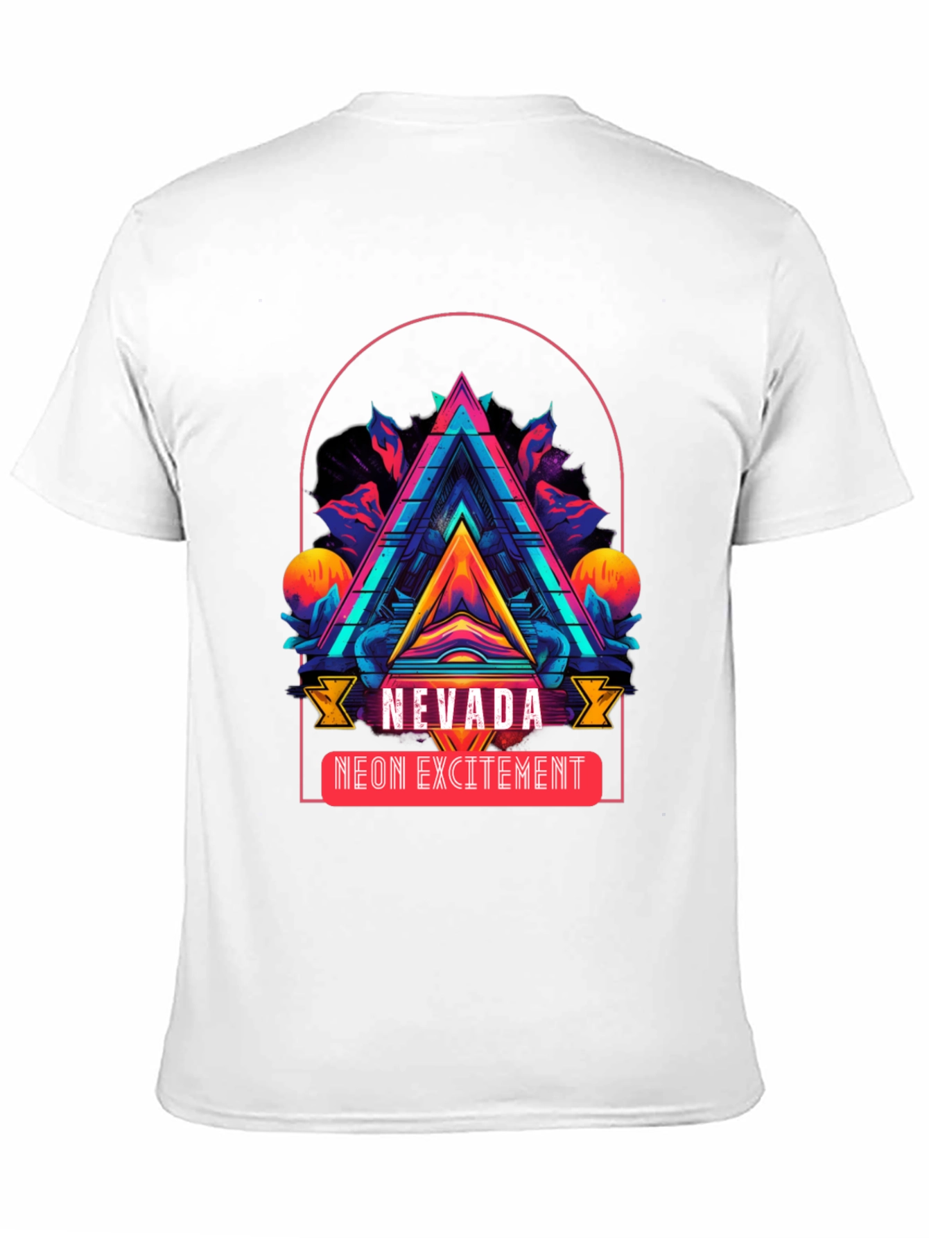 Nevada Neon Excitement Graphic T-Shirt