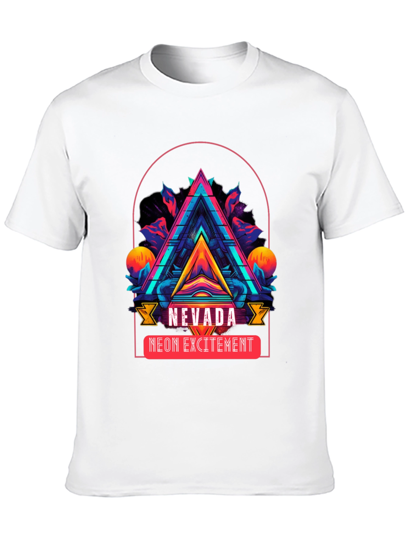 Nevada Neon Excitement Graphic T-Shirt