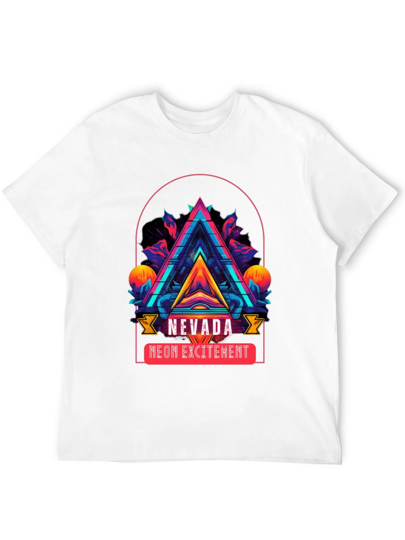 Nevada Neon Excitement Graphic T-Shirt