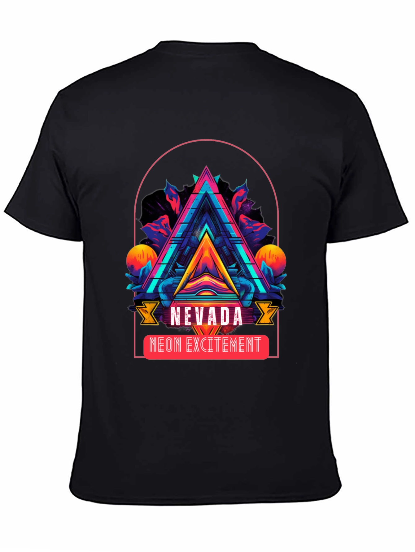 Nevada Neon Excitement Graphic T-Shirt