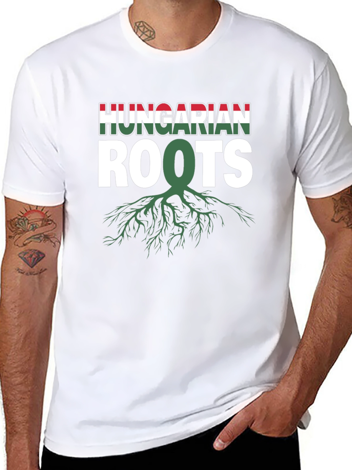 Hungarian Roots T-Shirt - Black Pride Tee