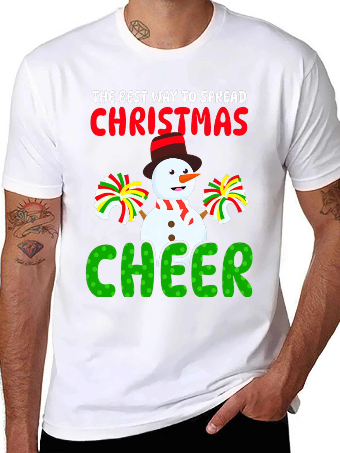 Christmas Cheer Snowman Graphic Tee