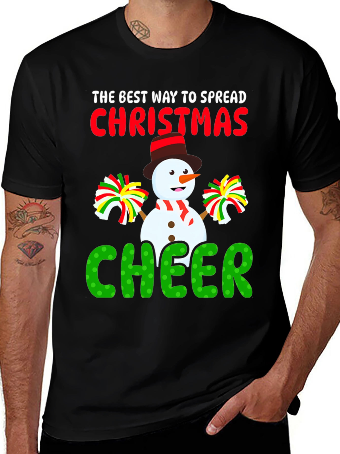 Christmas Cheer Snowman Graphic Tee
