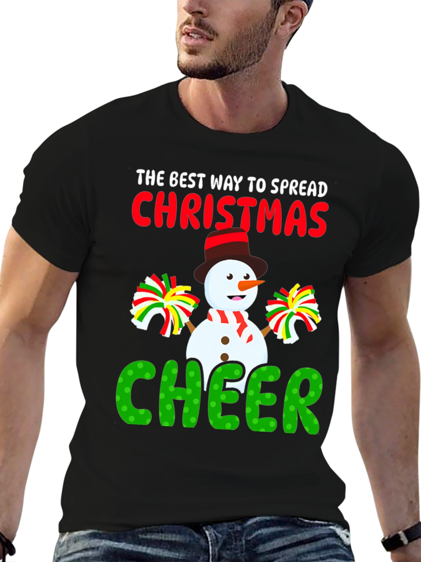 Christmas Cheer Snowman Graphic Tee