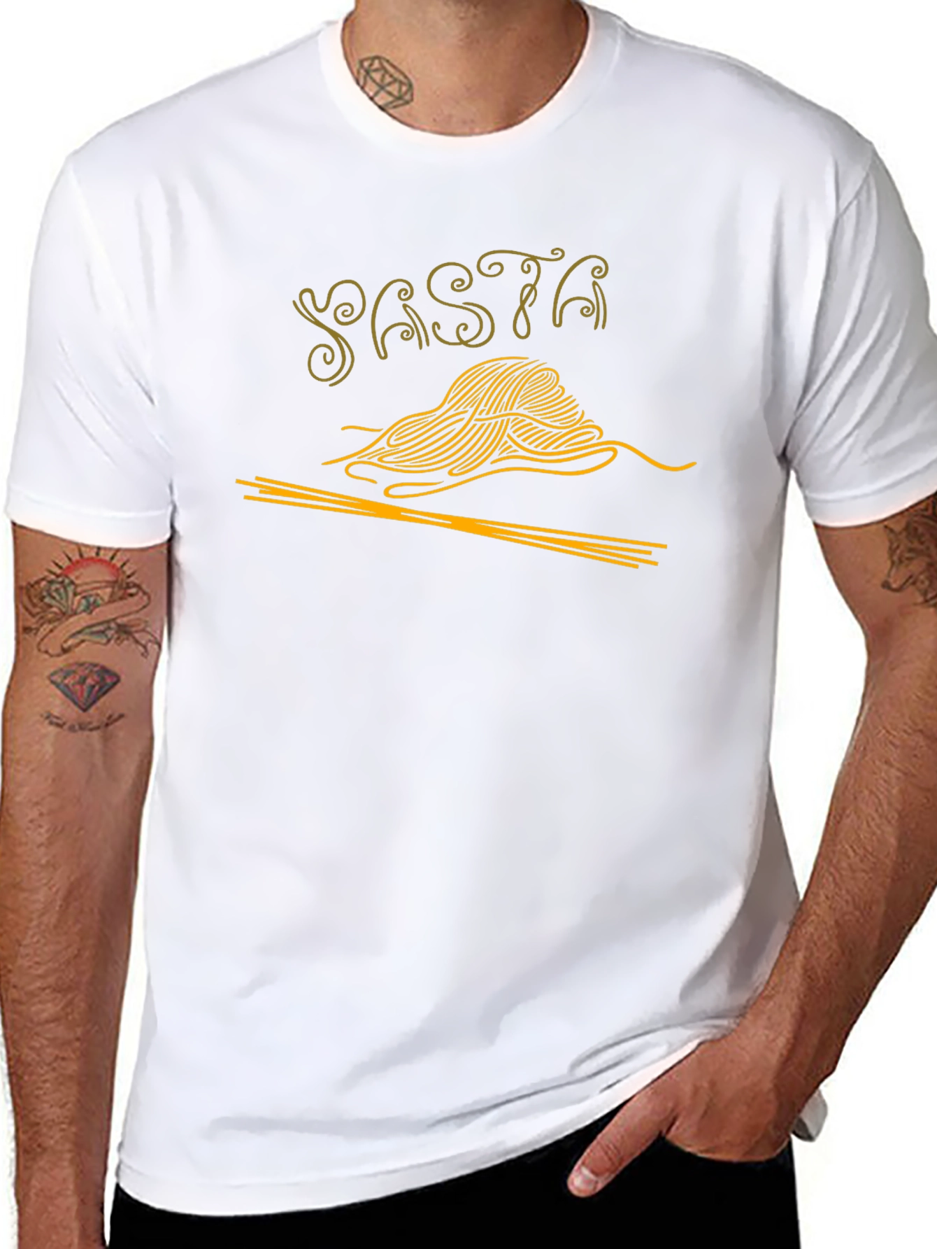 Pasta Graphic T-Shirt - Funny Foodie Tee