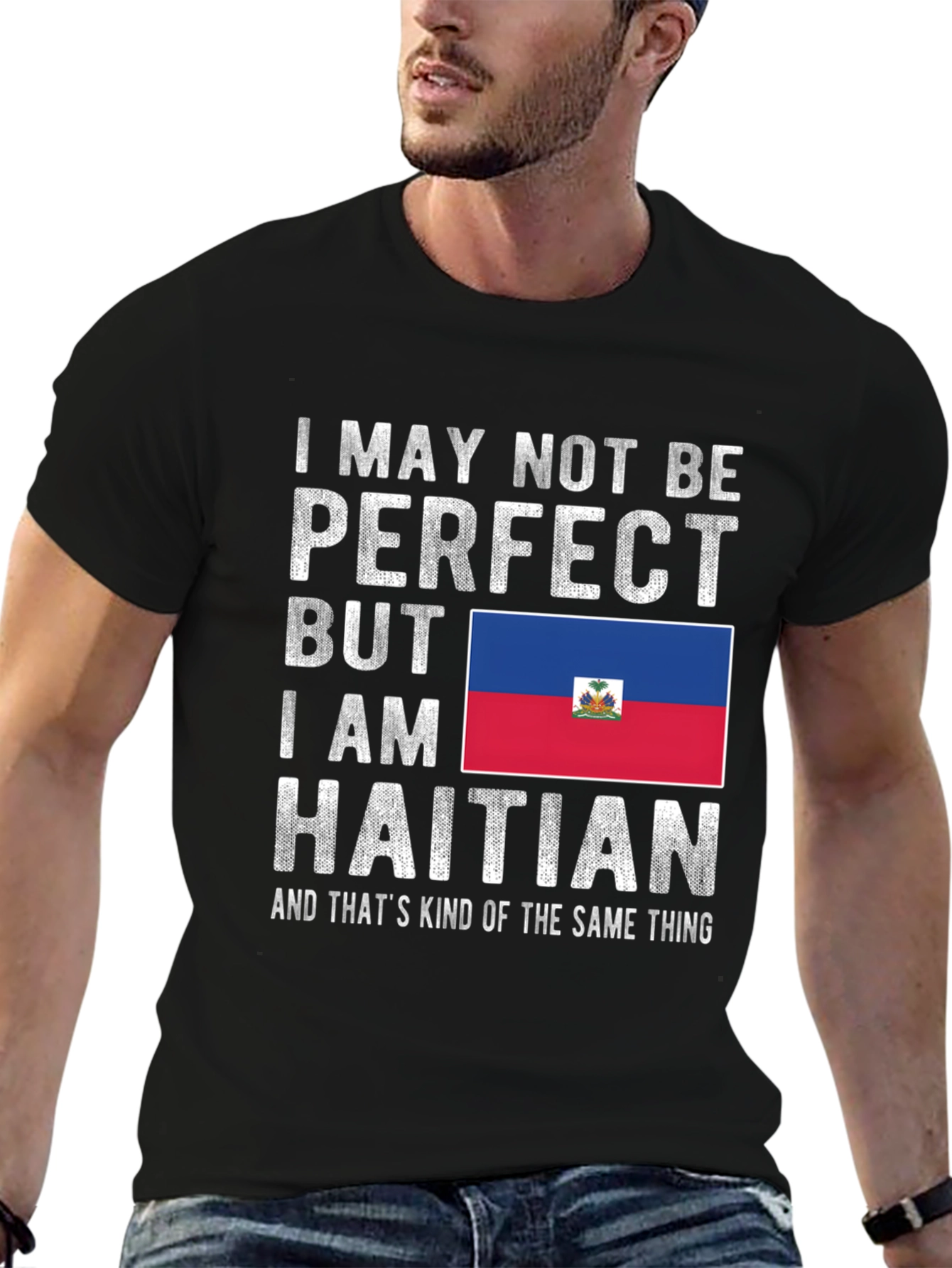 Haitian Pride T-Shirt: Imperfectly Haitian Tee