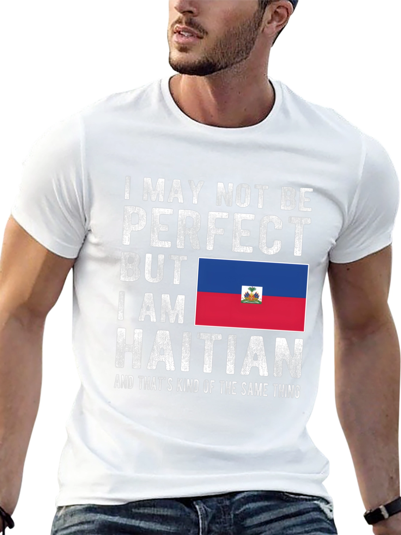Haitian Pride T-Shirt: Imperfectly Haitian Tee