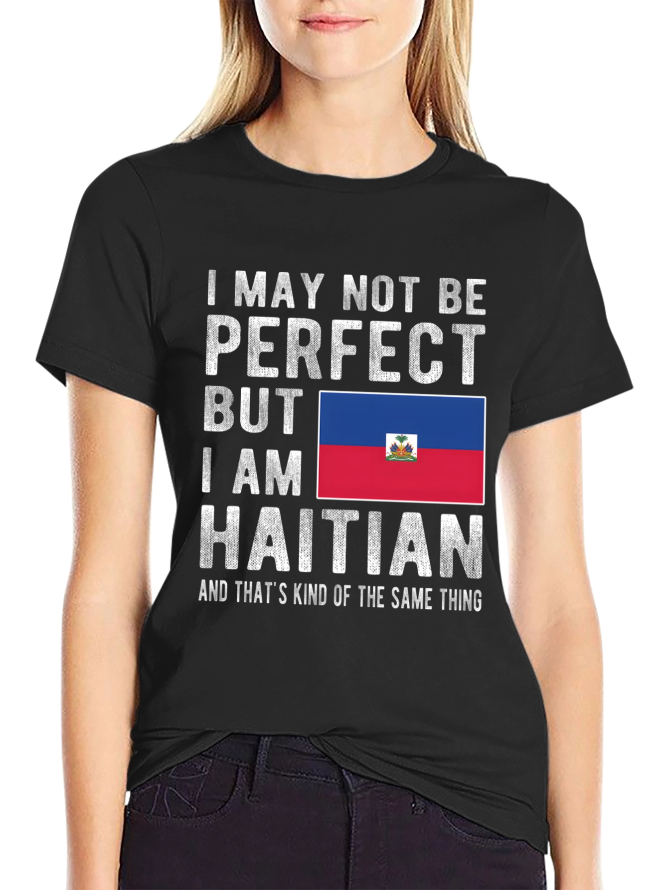 Haitian Pride T-Shirt: Imperfectly Haitian Tee