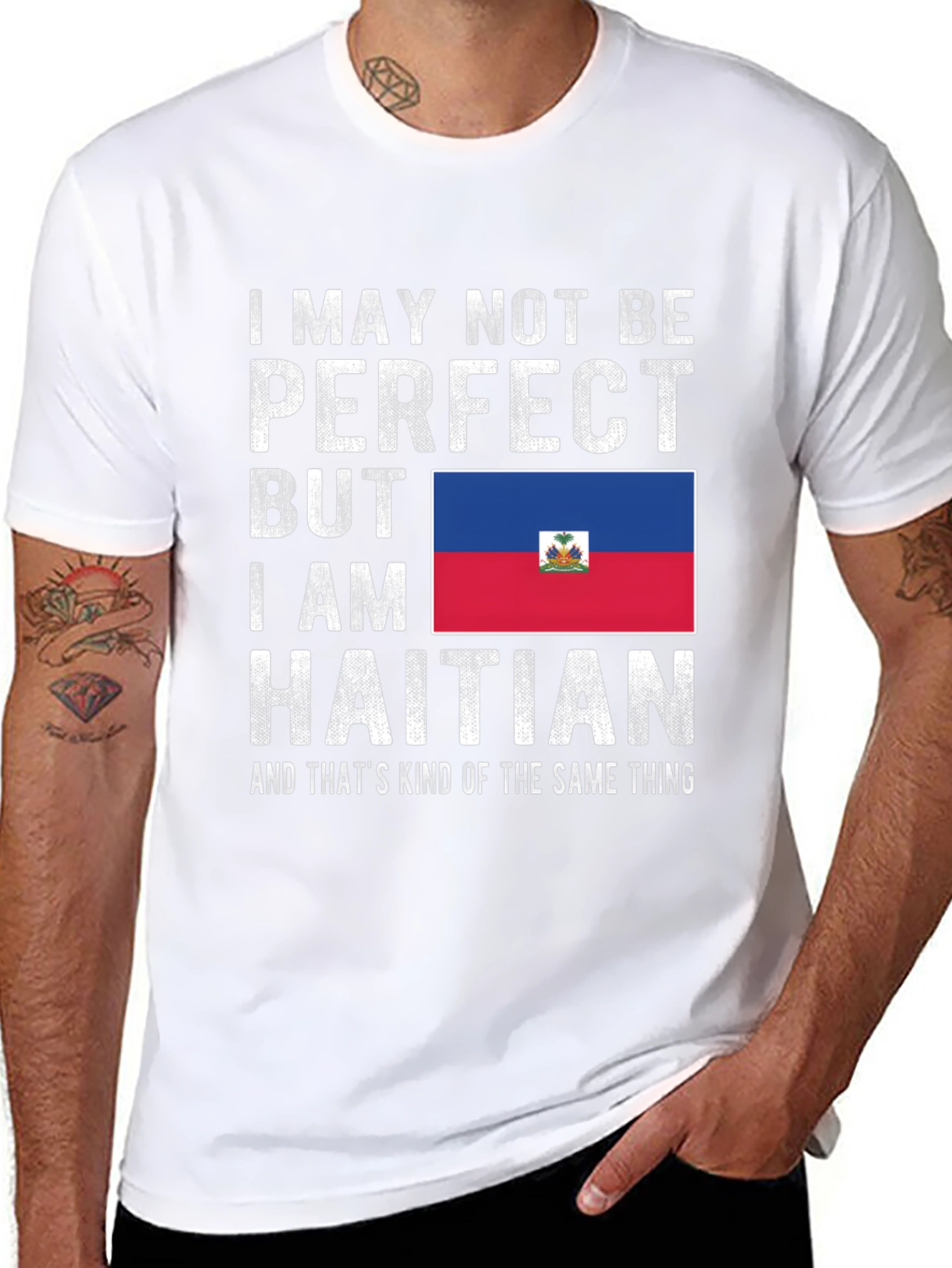 Haitian Pride T-Shirt: Imperfectly Haitian Tee