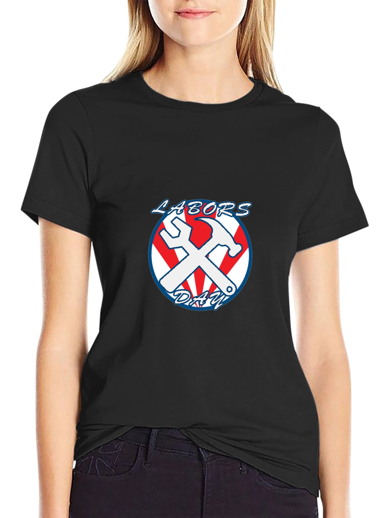 Labor Day T-Shirt Wrench & Hammer Graphic Tee