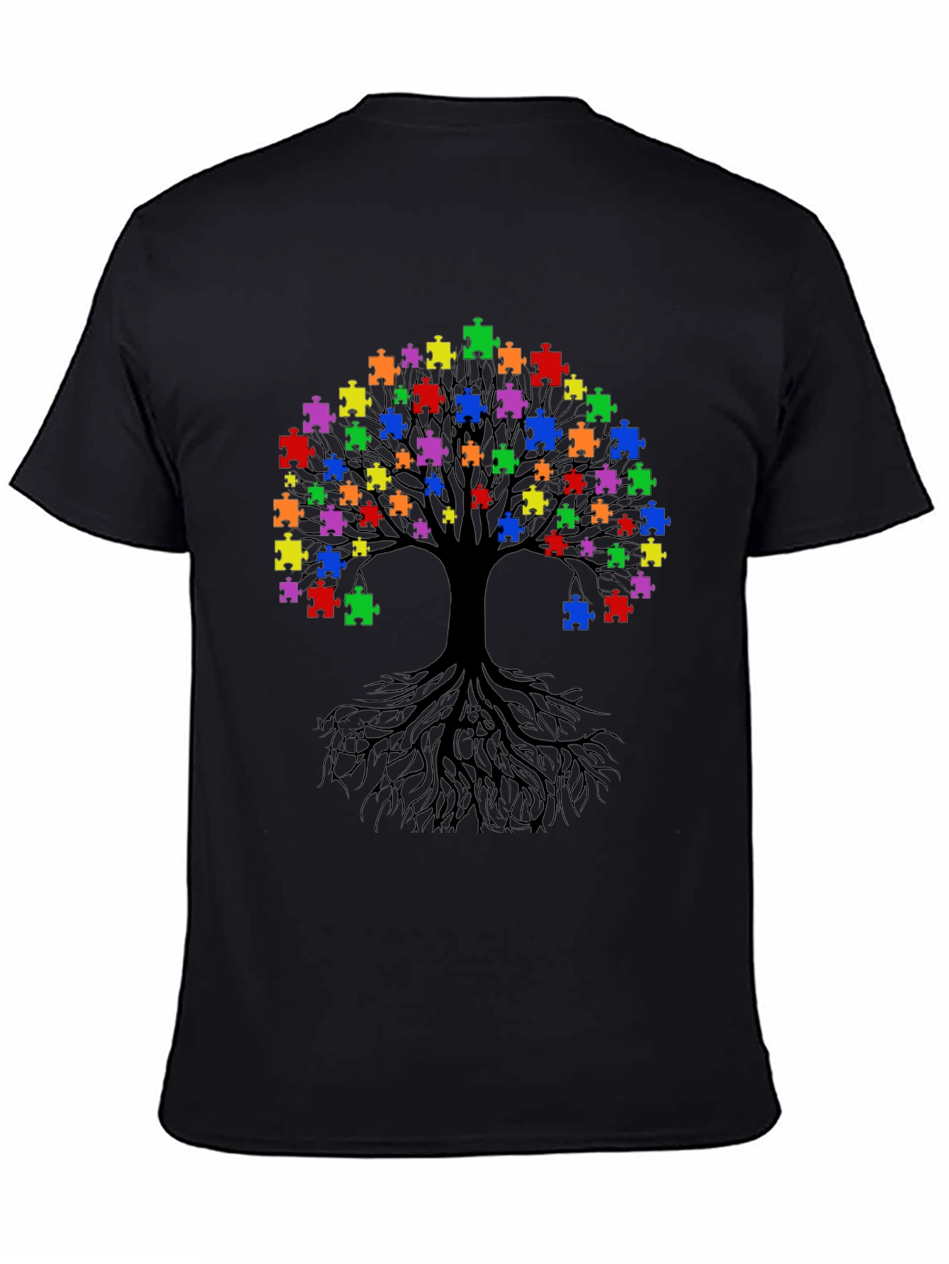 Autism Awareness Puzzle Tree T-Shirt