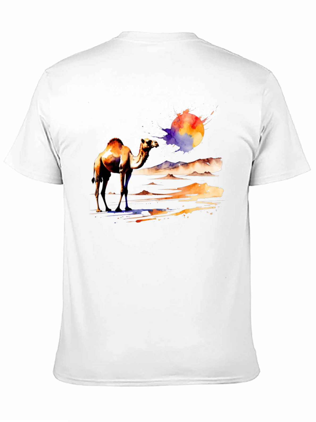 Camel Desert Watercolor T-Shirt