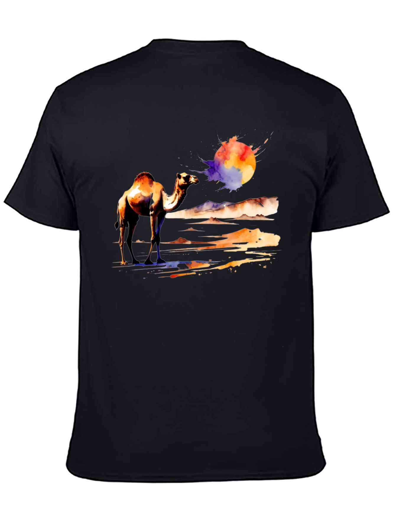 Camel Desert Watercolor T-Shirt