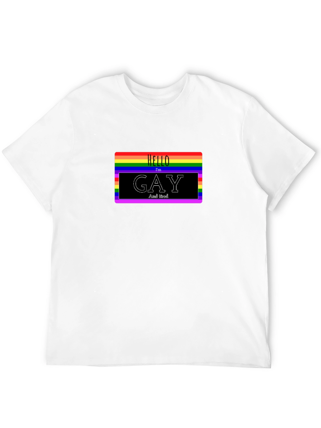 Rainbow Hello Im Gay T-Shirt