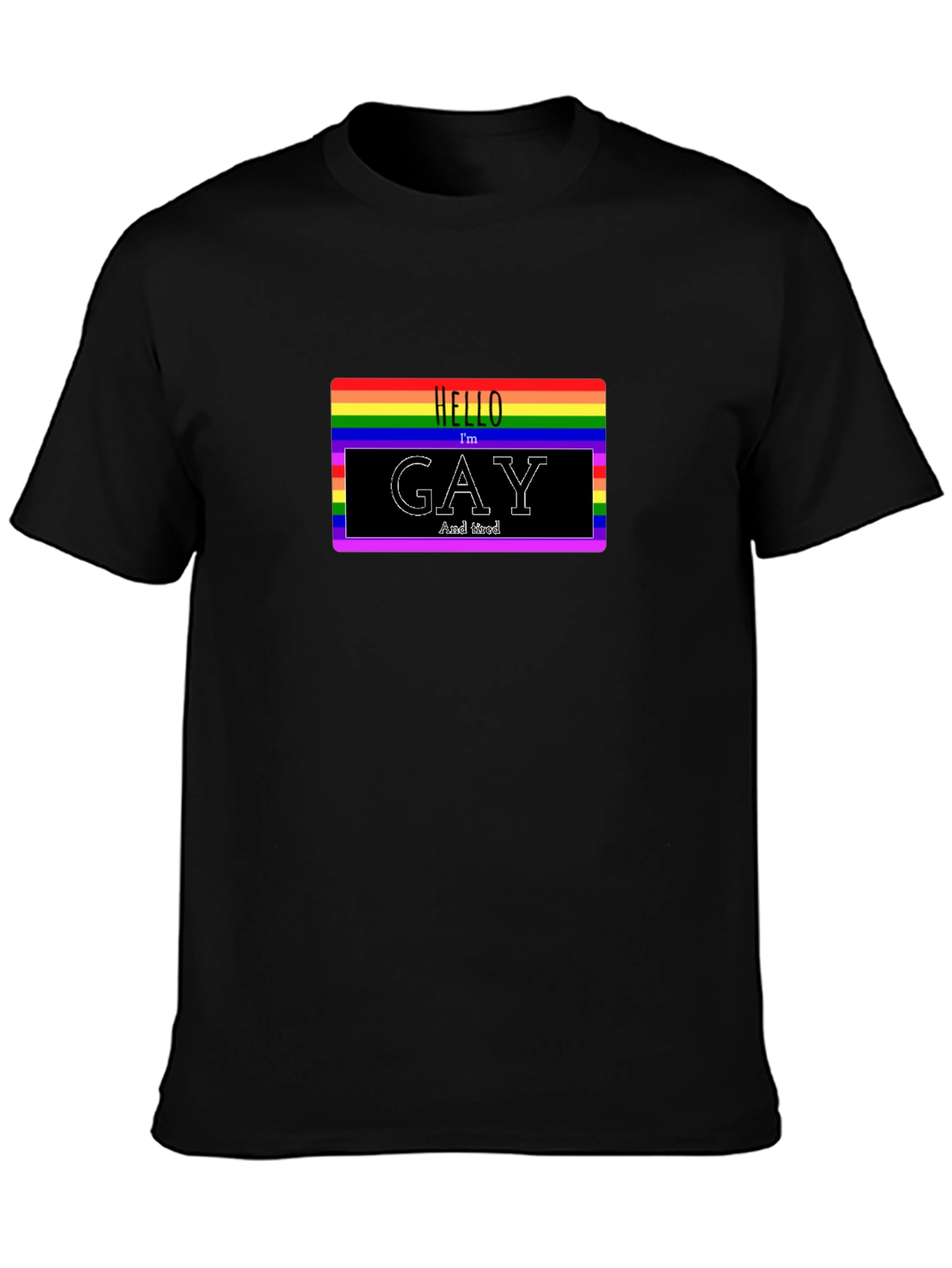 Rainbow Hello Im Gay T-Shirt