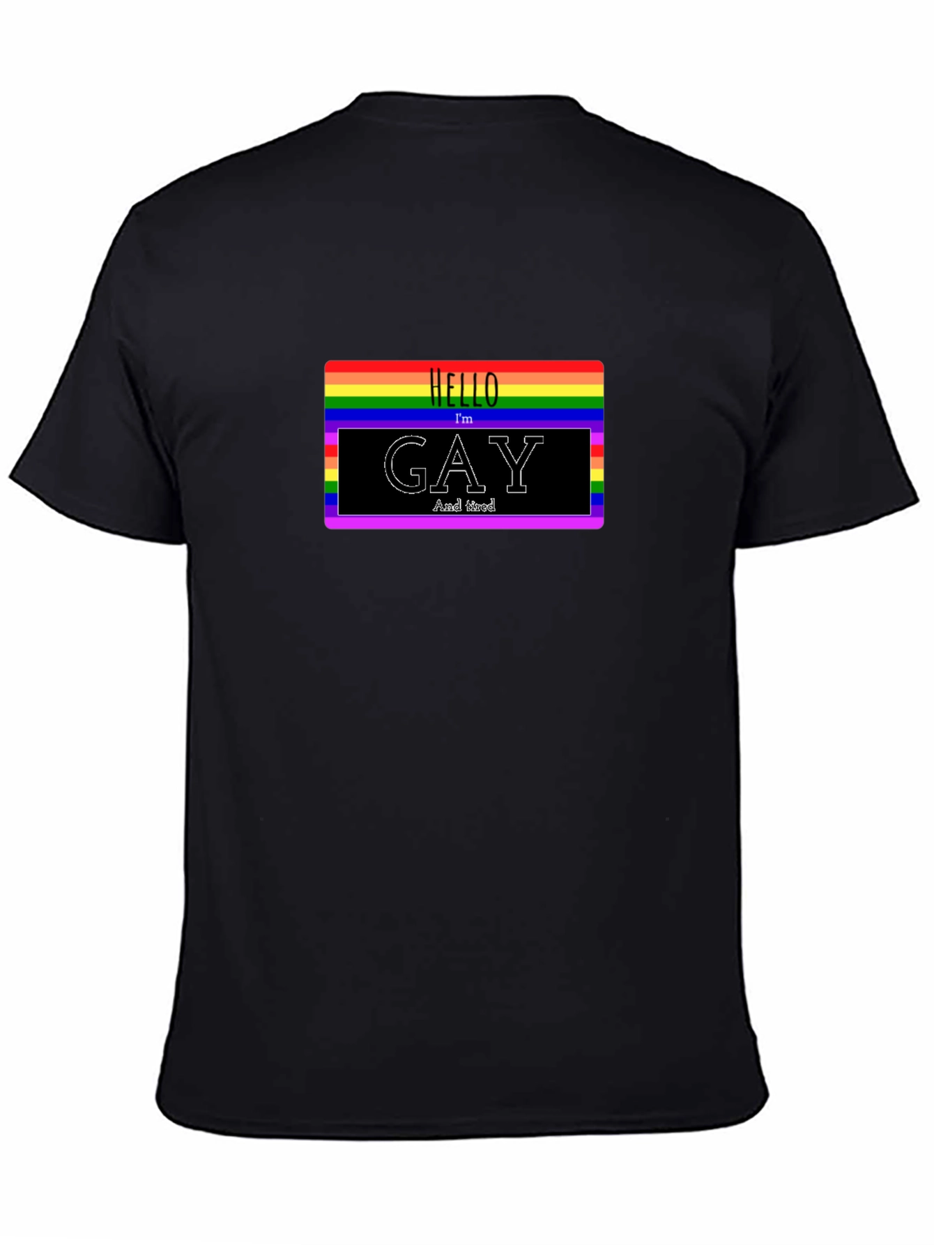 Rainbow Hello Im Gay T-Shirt