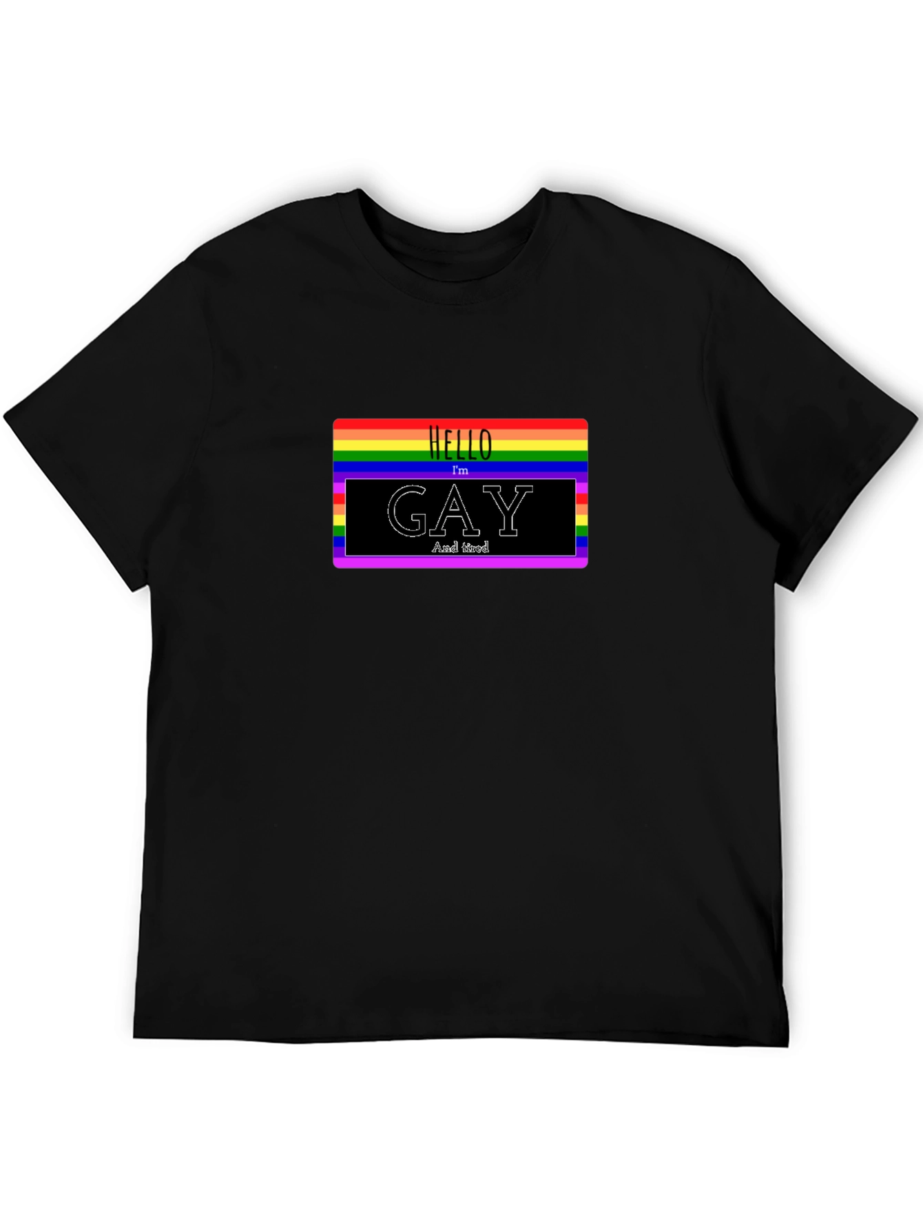 Rainbow Hello Im Gay T-Shirt