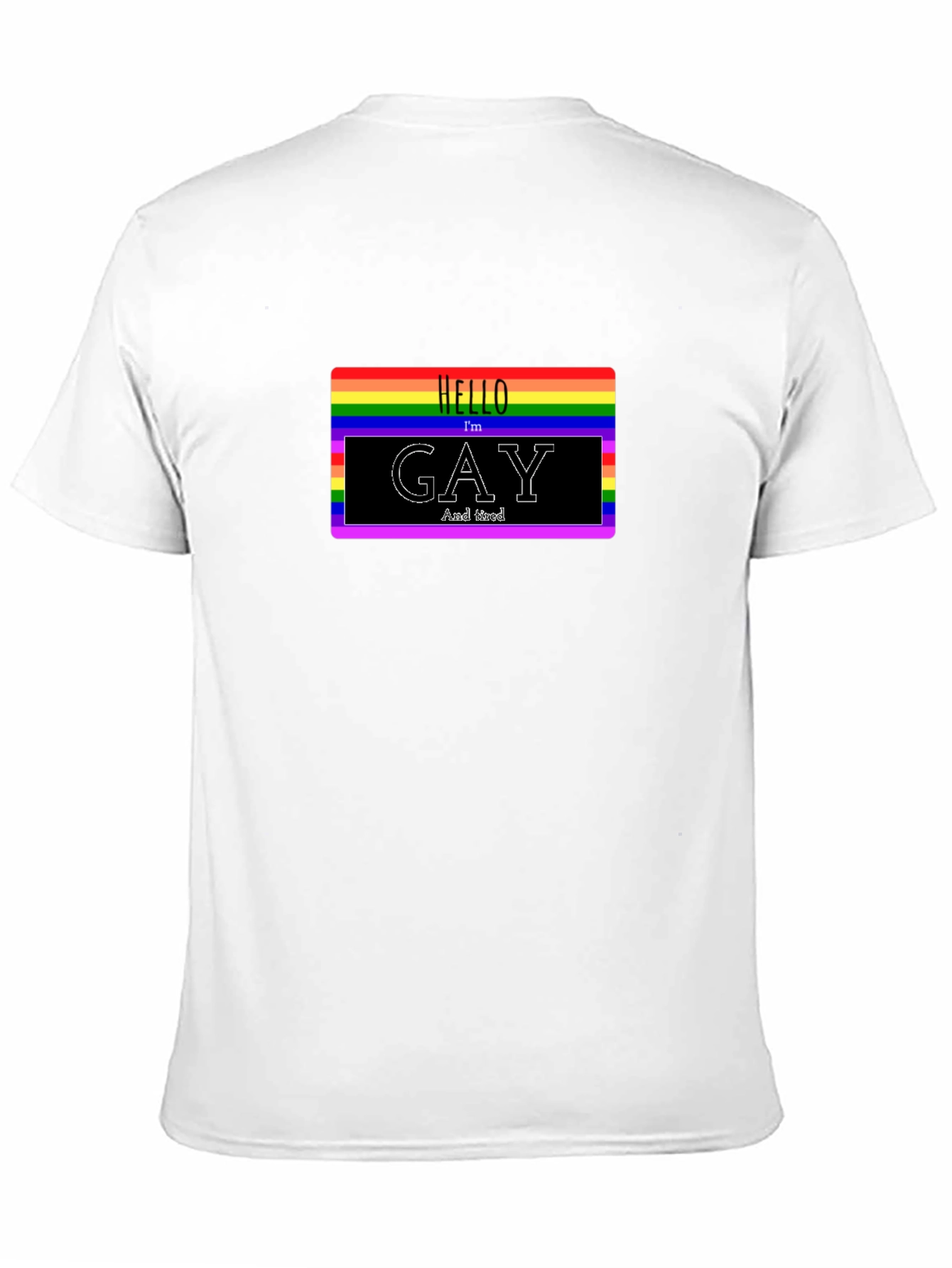 Rainbow Hello Im Gay T-Shirt