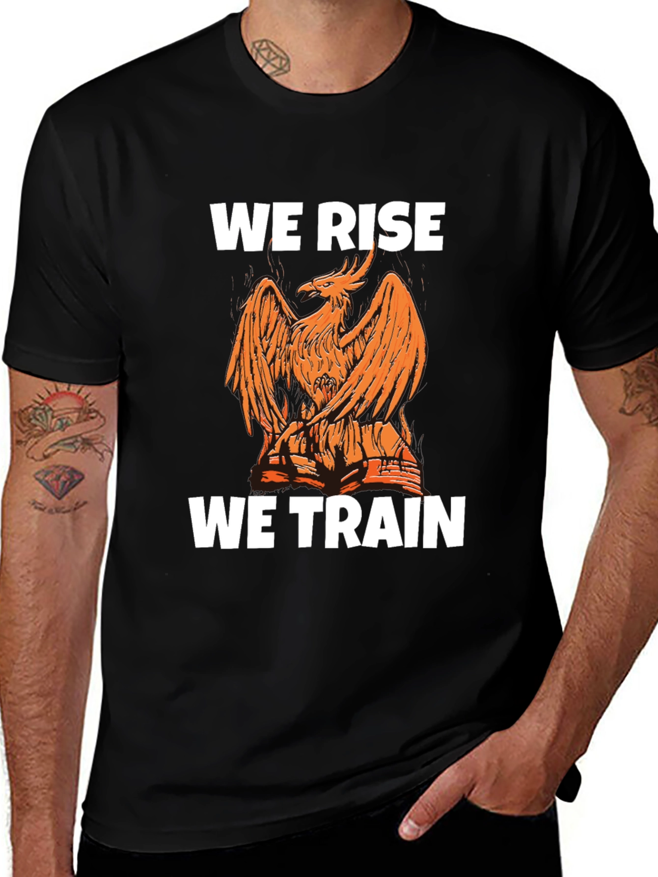 We Rise We Train Phoenix Graphic Tee
