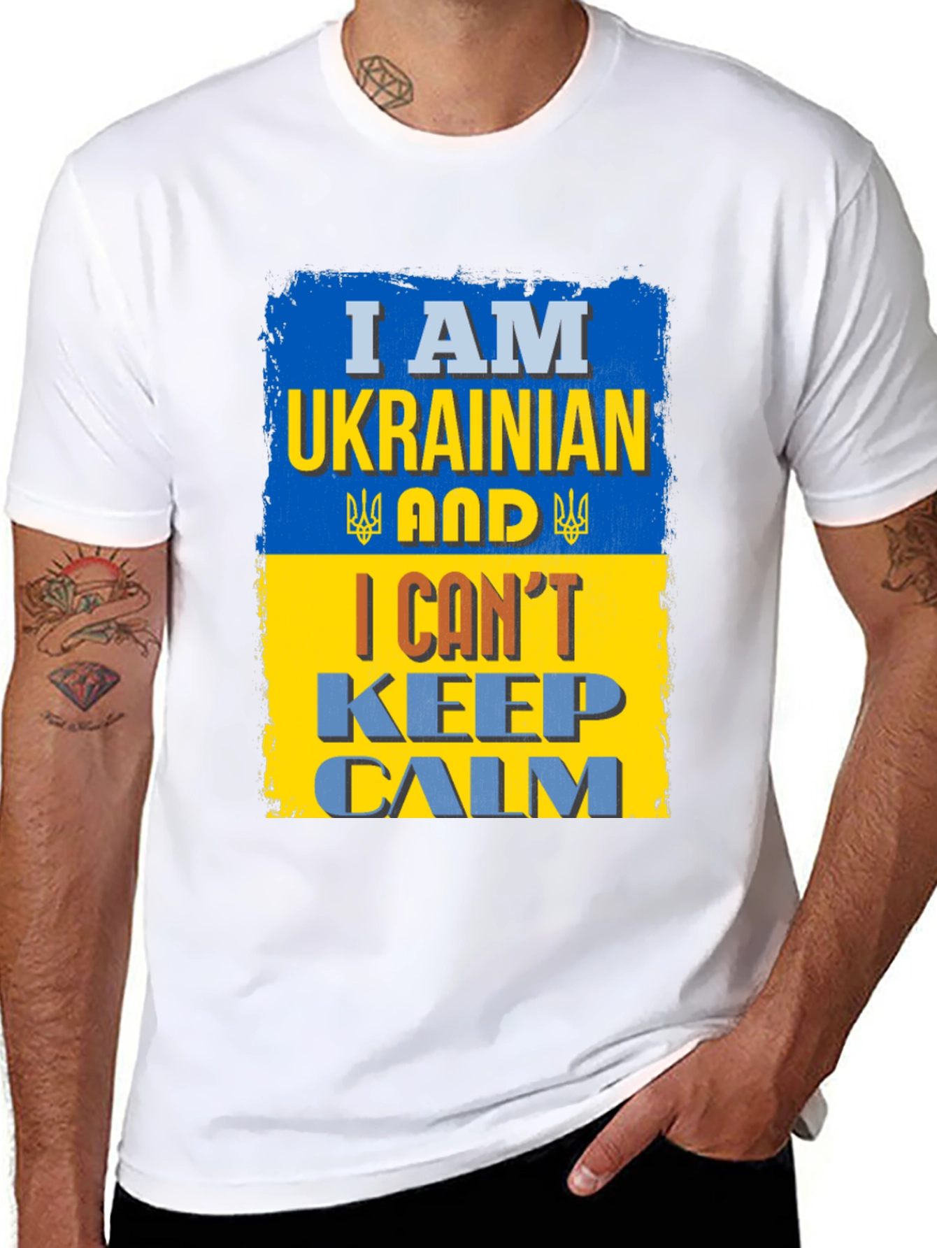 I Am Ukrainian And I Cant Keep Calm T-Shirt