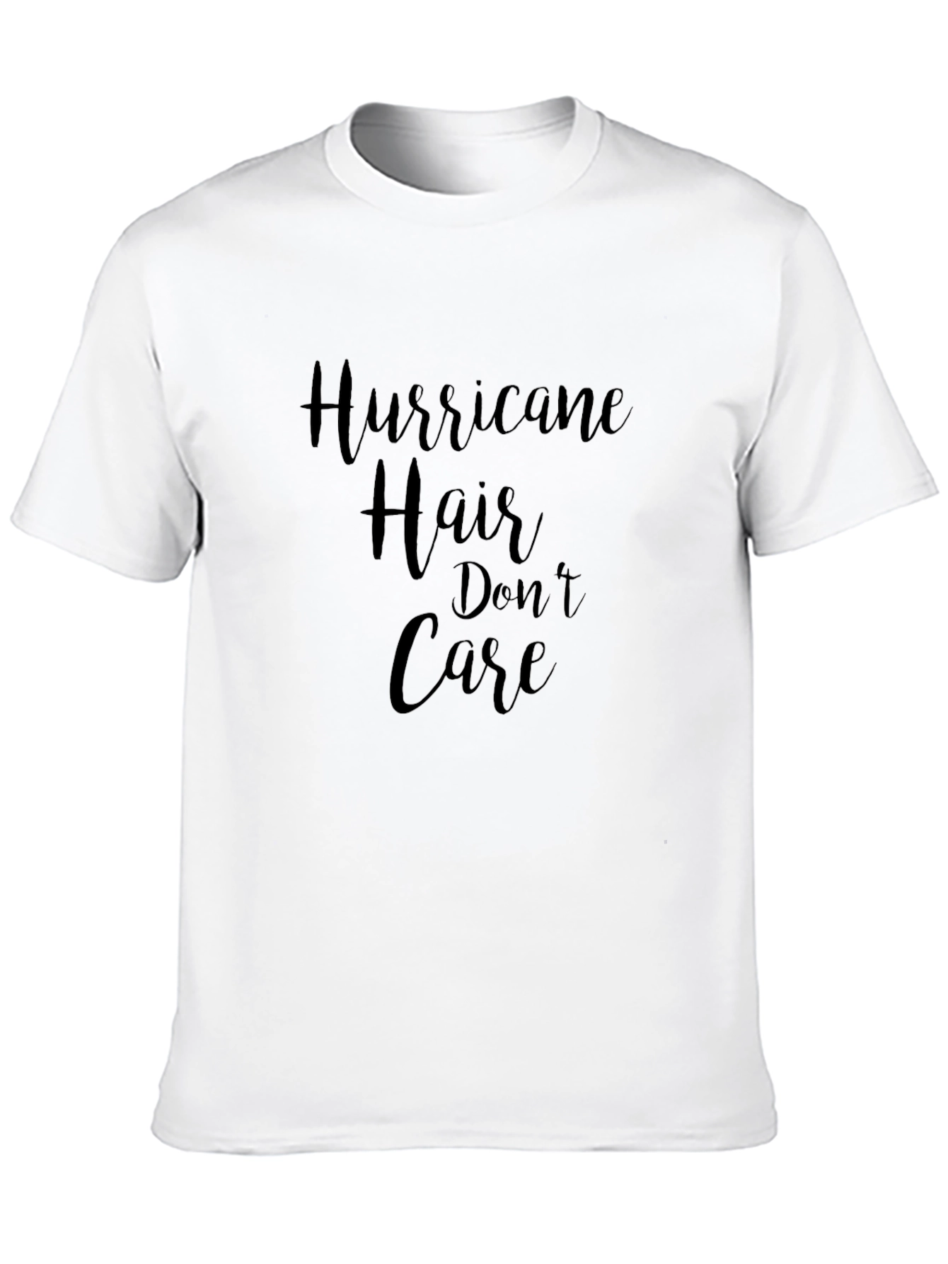 Hurricane Hair Dont Care Graphic T-Shirt