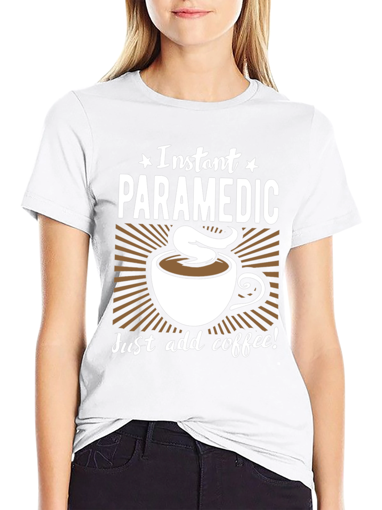 Instant Paramedic Coffee Graphic T-Shirt