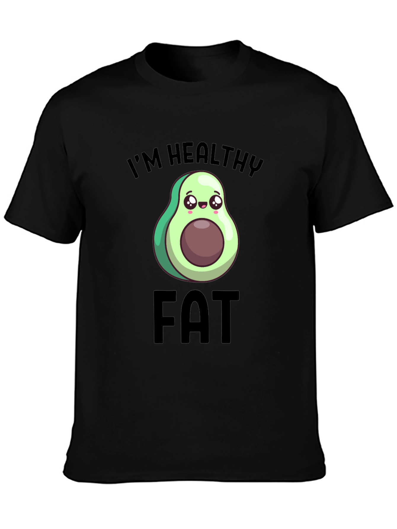 Healthy Fat Avocado Graphic T-Shirt