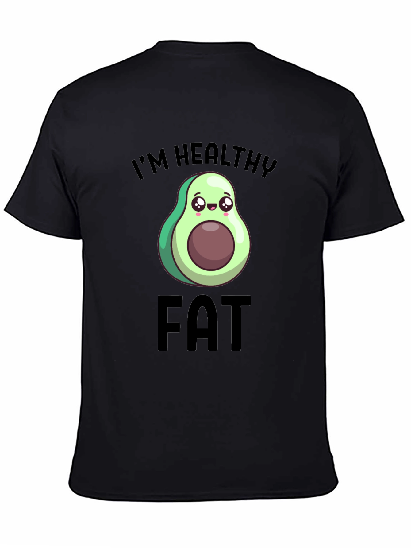 Healthy Fat Avocado Graphic T-Shirt