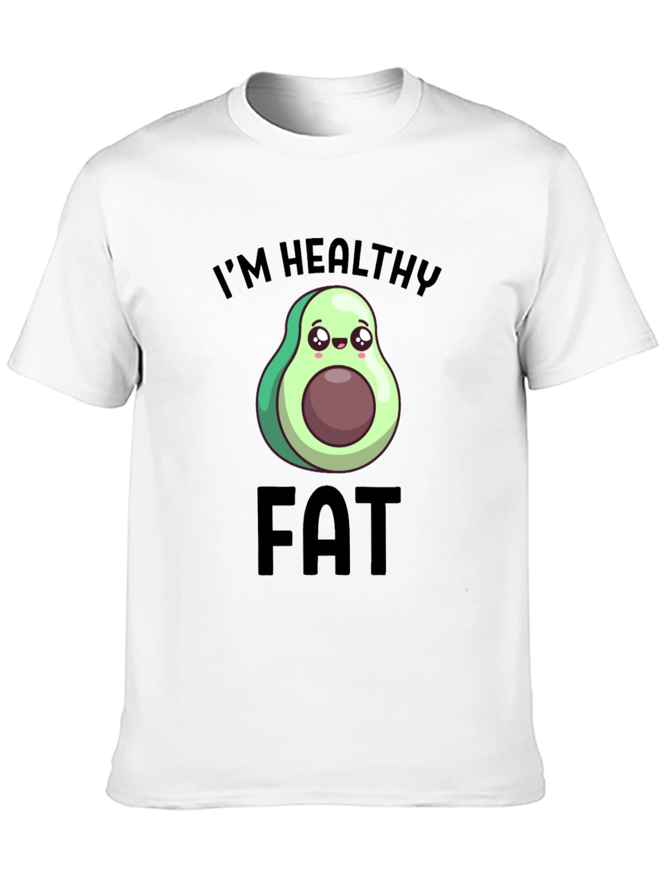 Healthy Fat Avocado Graphic T-Shirt