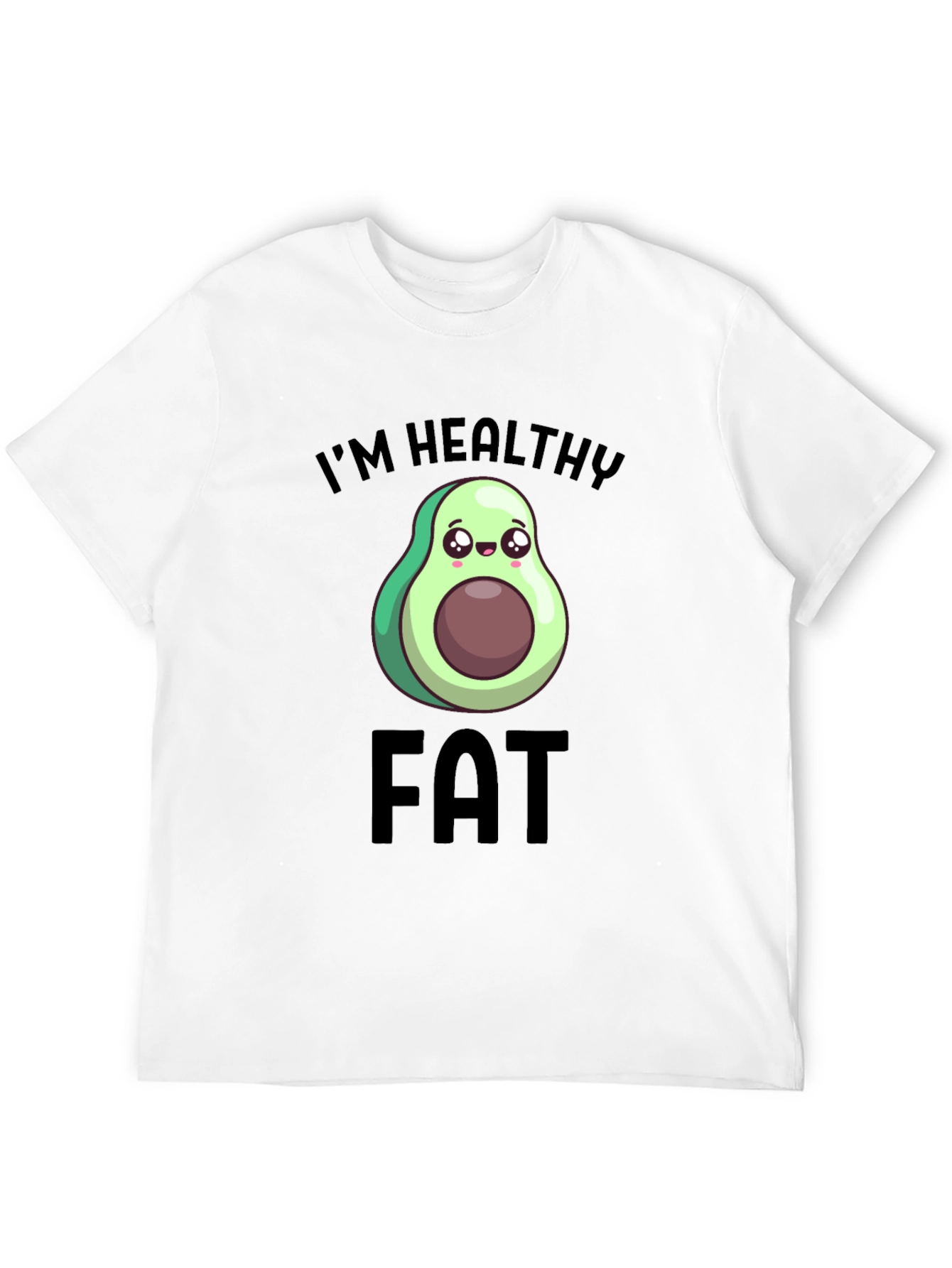 Healthy Fat Avocado Graphic T-Shirt