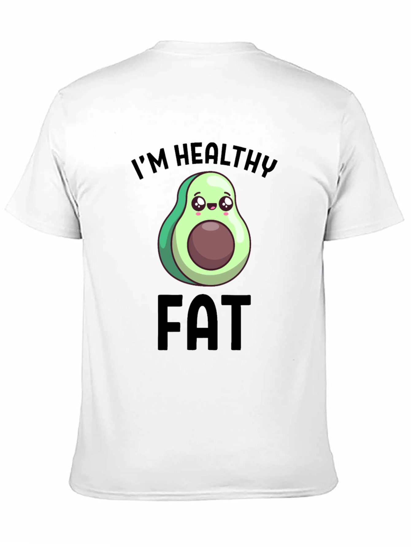 Healthy Fat Avocado Graphic T-Shirt