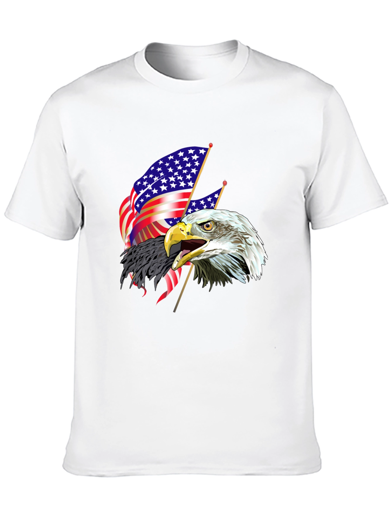 Bald Eagle American Flag Graphic Tee