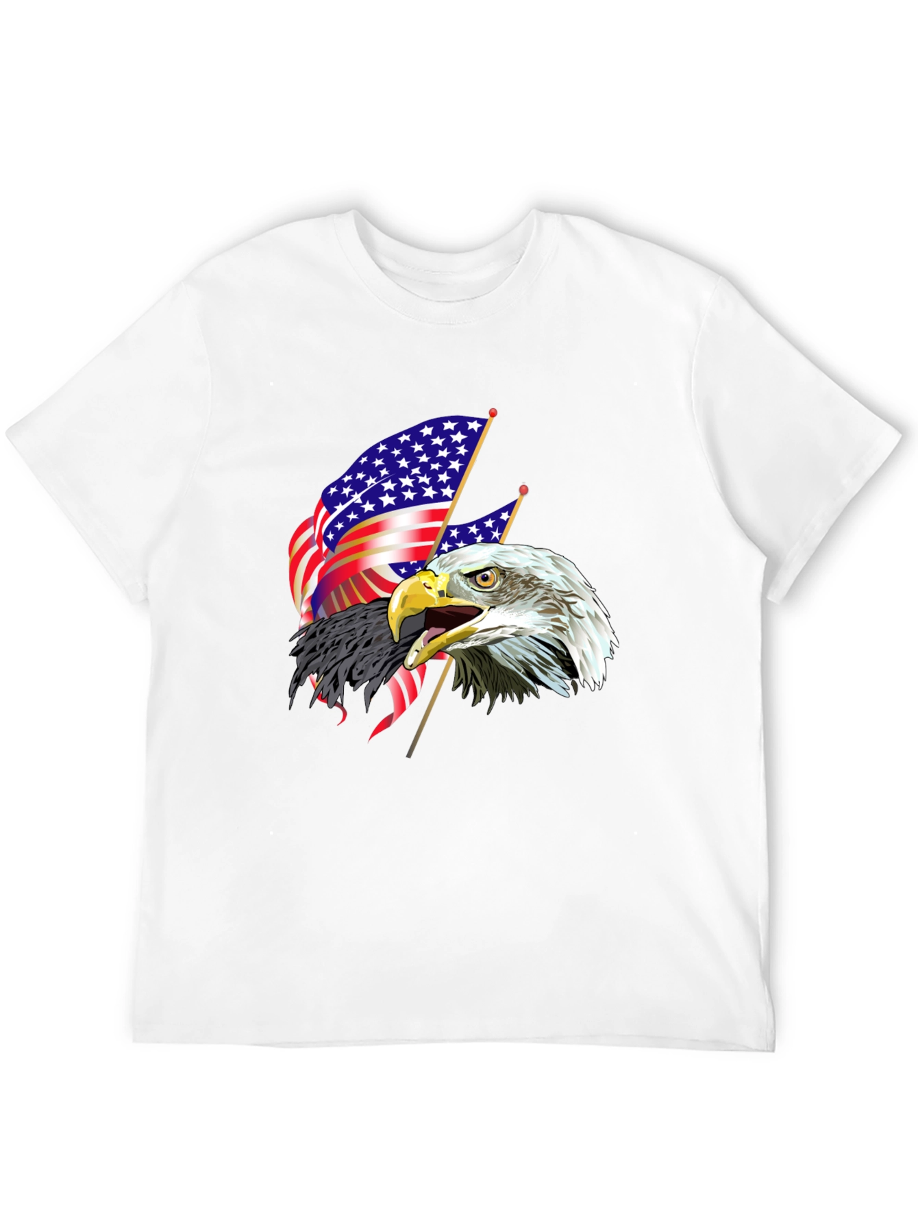 Bald Eagle American Flag Graphic Tee