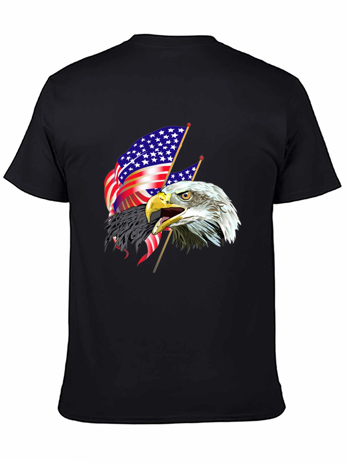 Bald Eagle American Flag Graphic Tee
