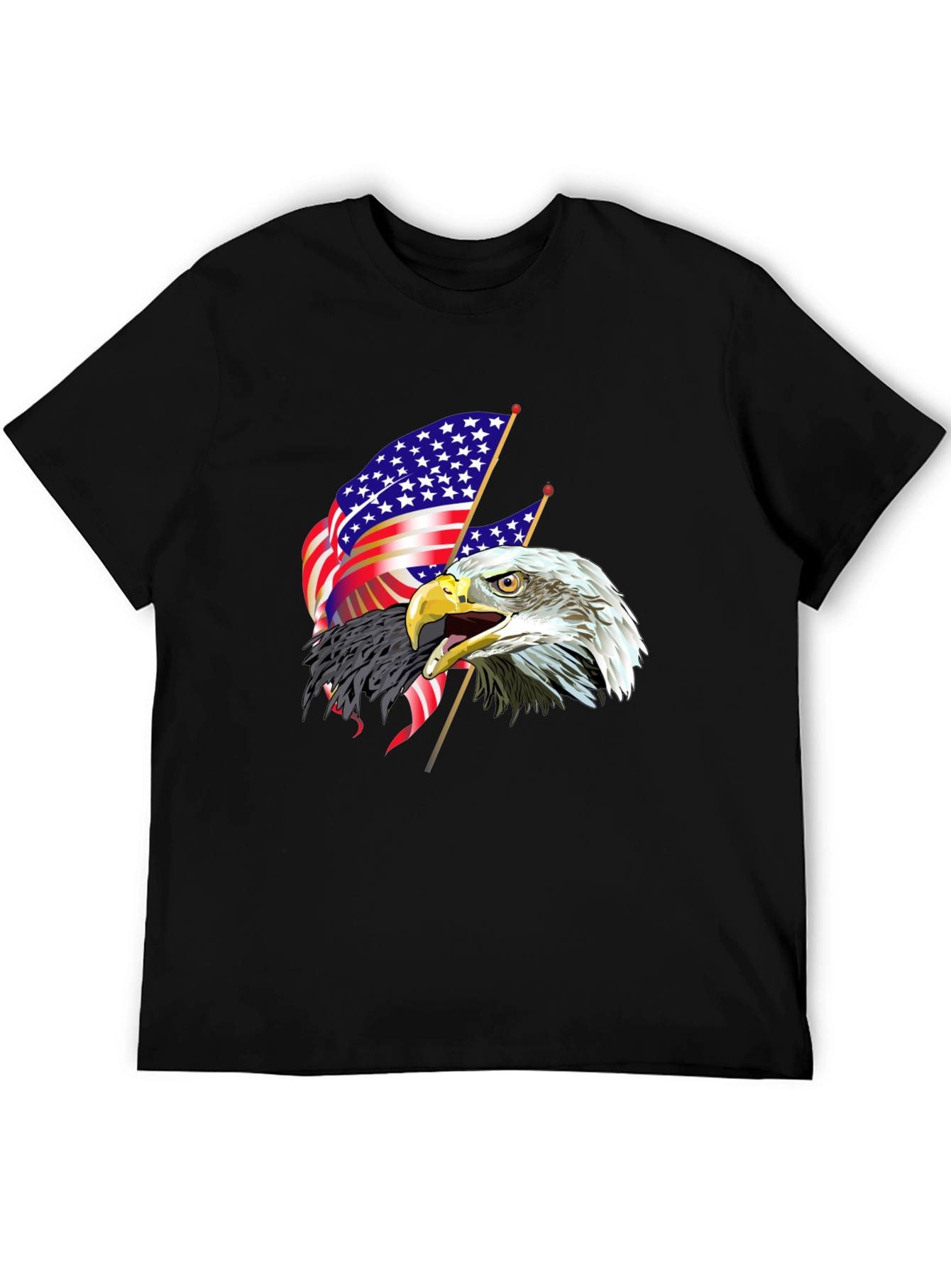 Bald Eagle American Flag Graphic Tee