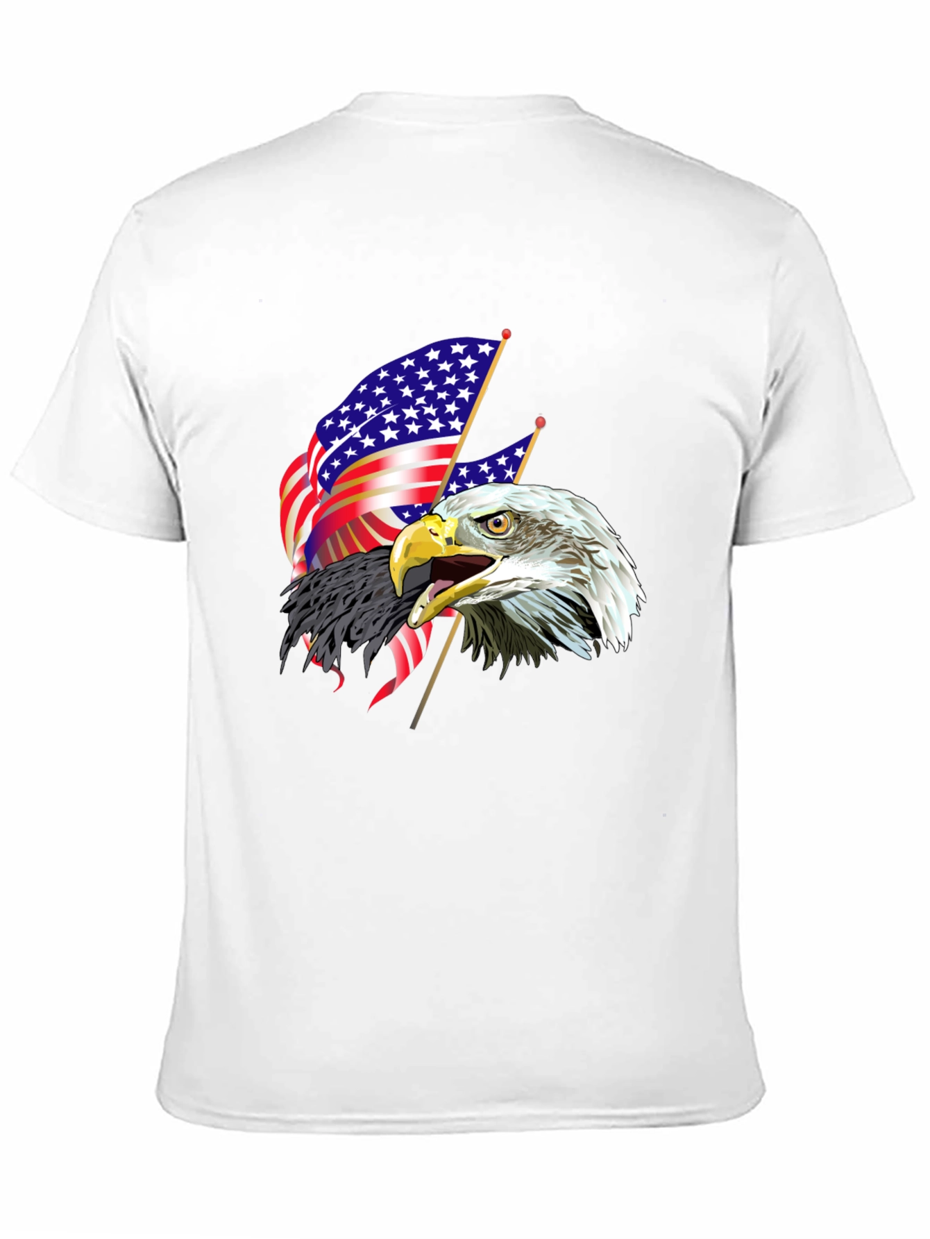 Bald Eagle American Flag Graphic Tee