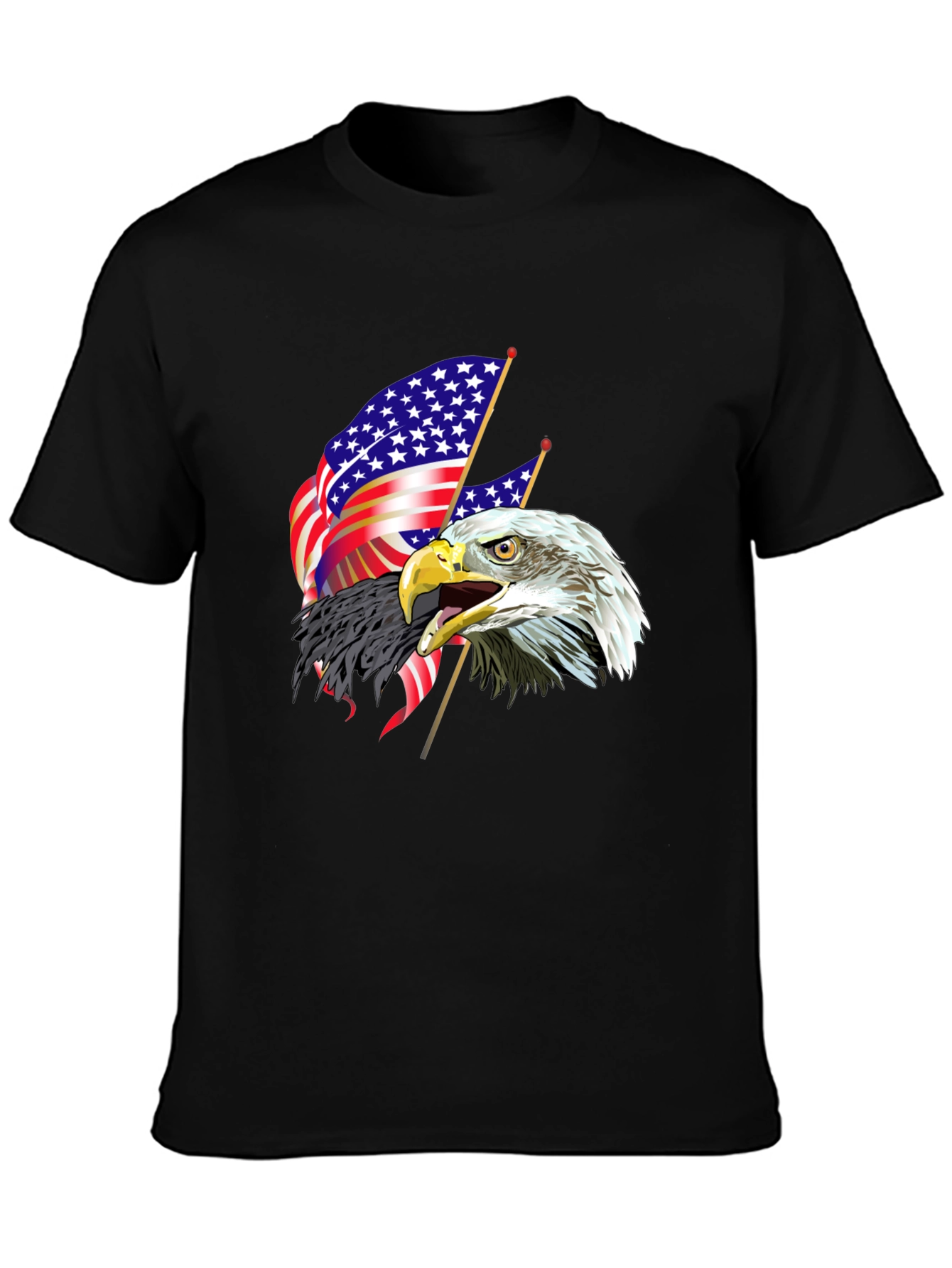 Bald Eagle American Flag Graphic Tee