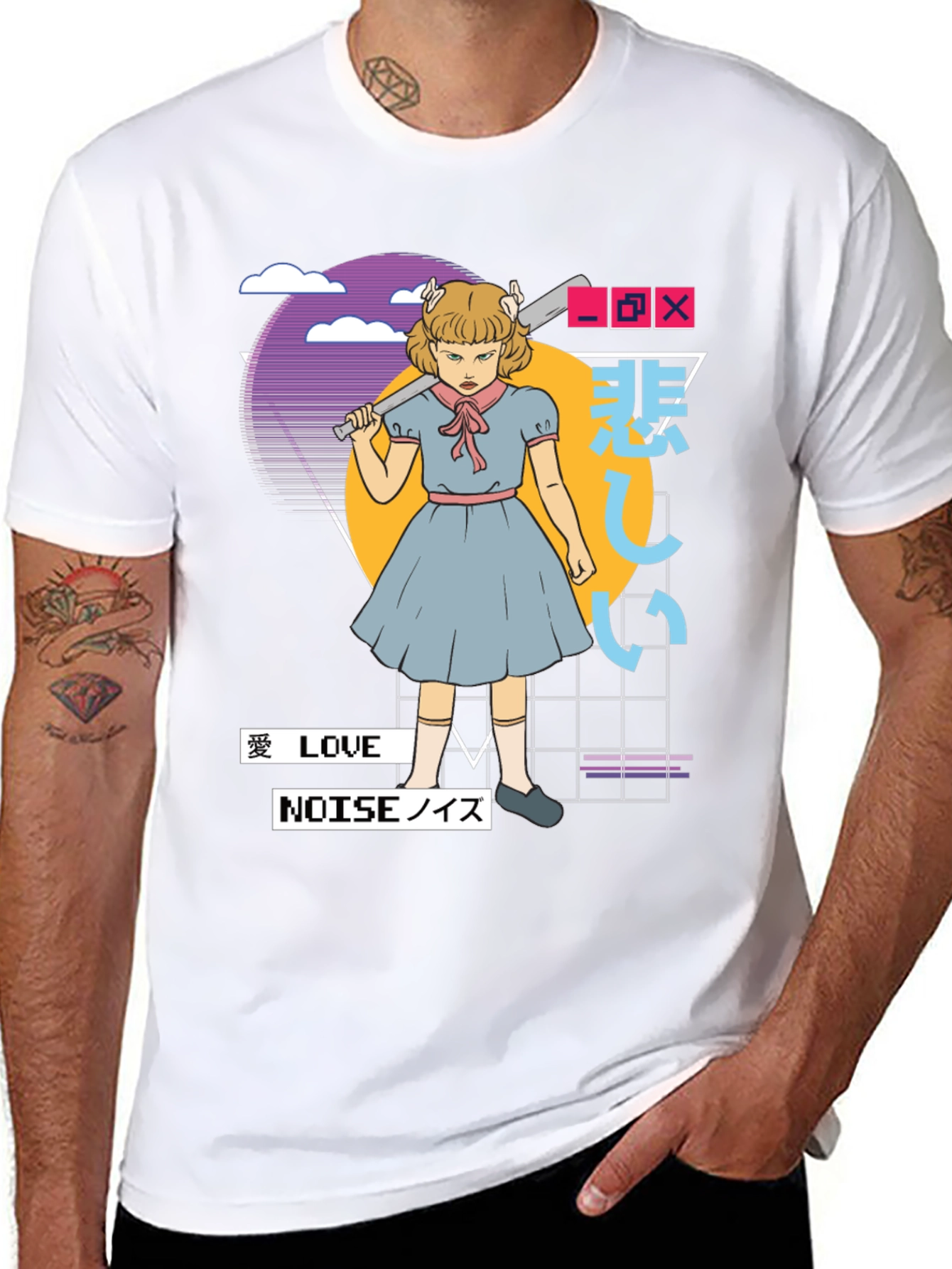 Horror Manga Girl T-Shirt
