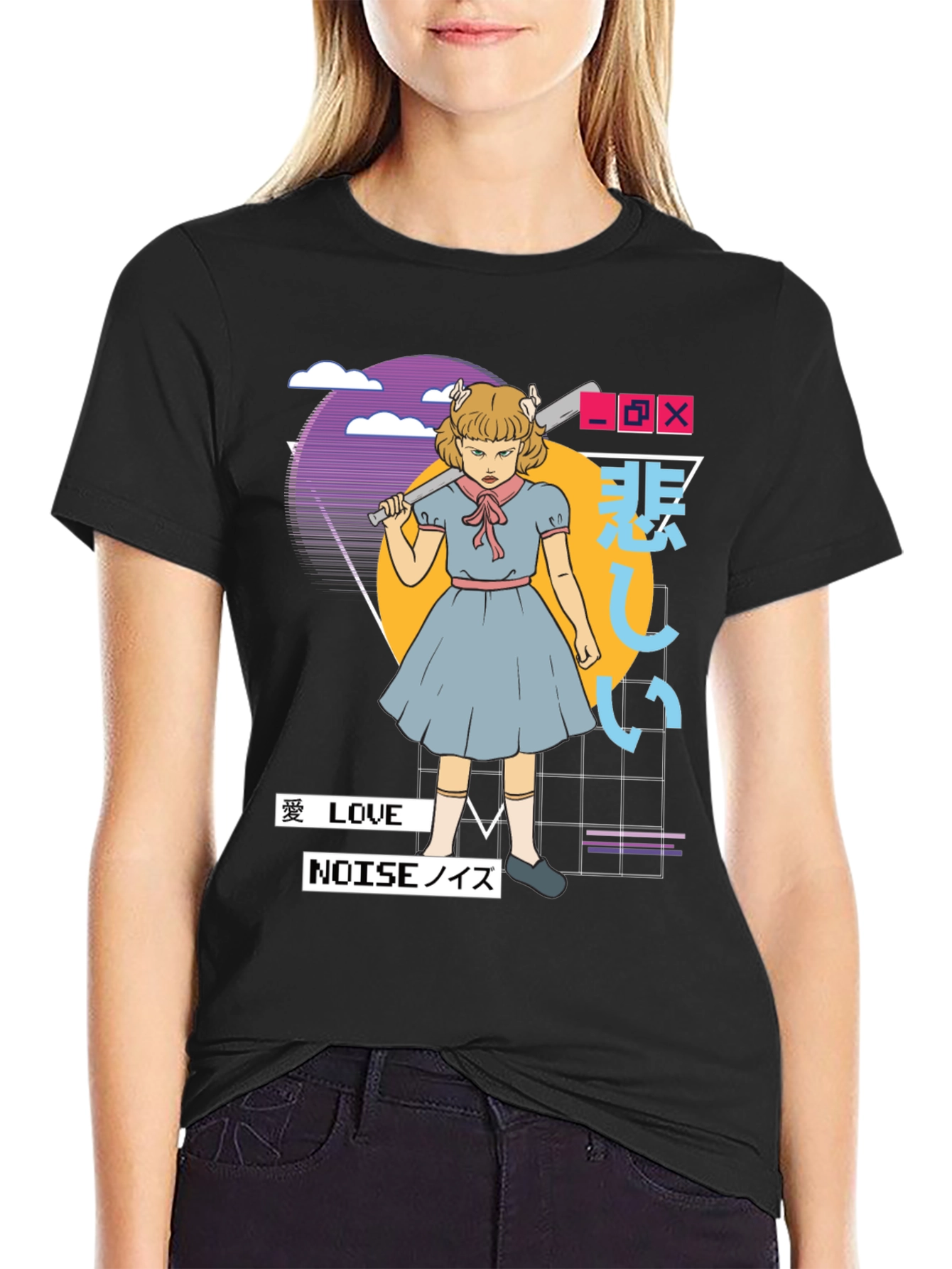 Horror Manga Girl T-Shirt