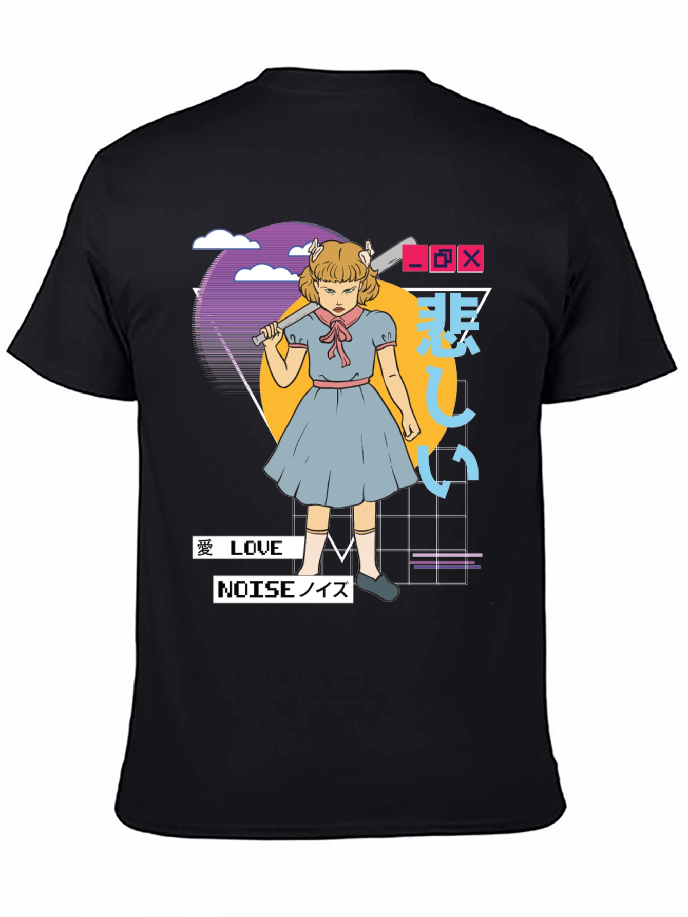 Horror Manga Girl T-Shirt